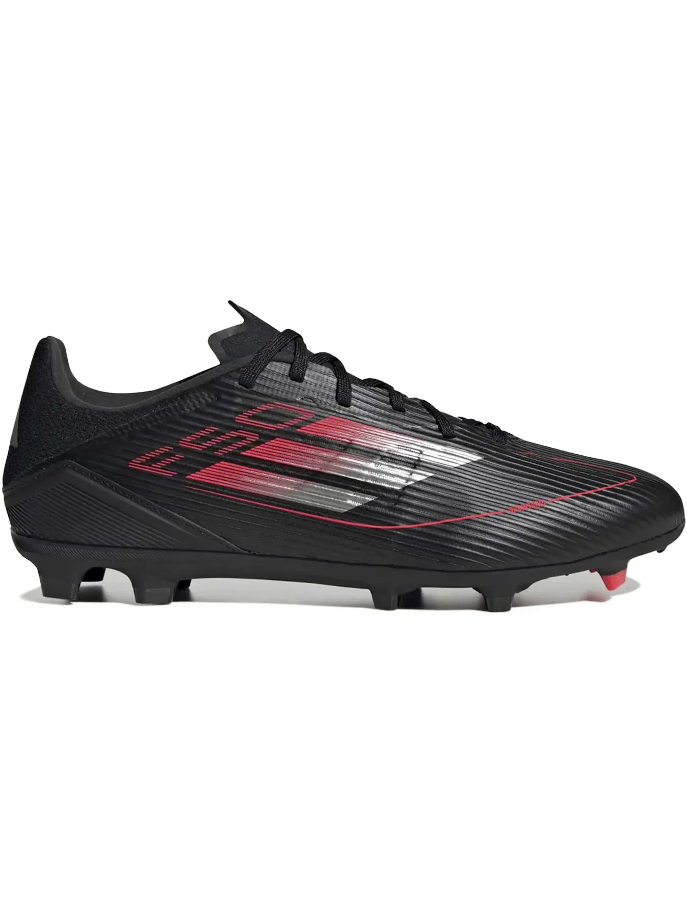Мужские бутсы с мультигрунтовой подошвой Adidas F50 League Multi-Ground — изображение 1 из 1, черный/металлик/красный