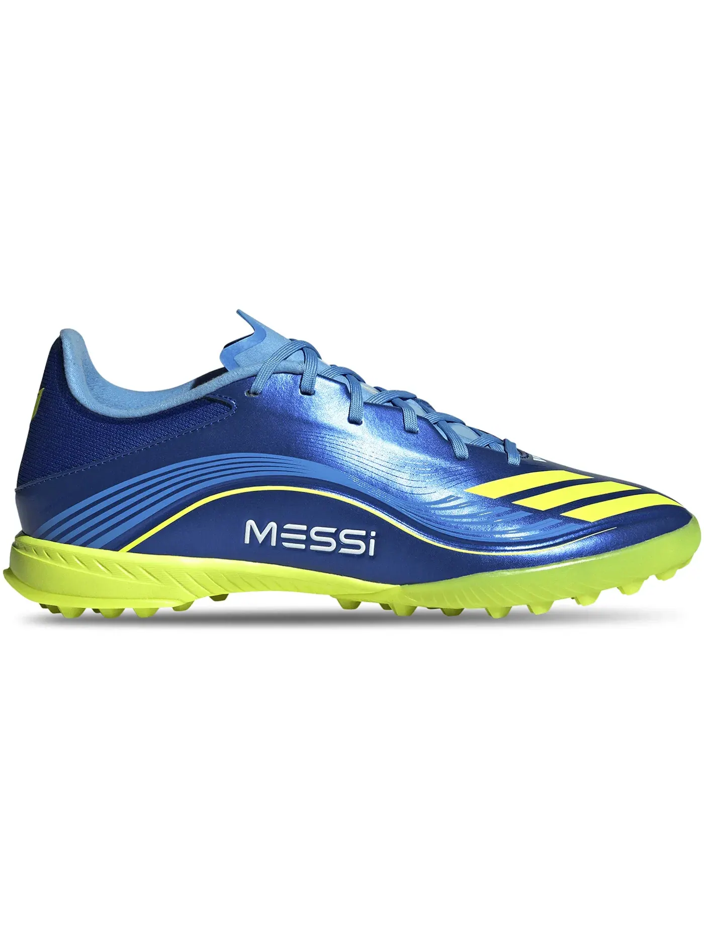 Мужские бутсы League TF с технологией Messi Vis10n Pack Adidas — изображение 1 из 1, синий желтый синий