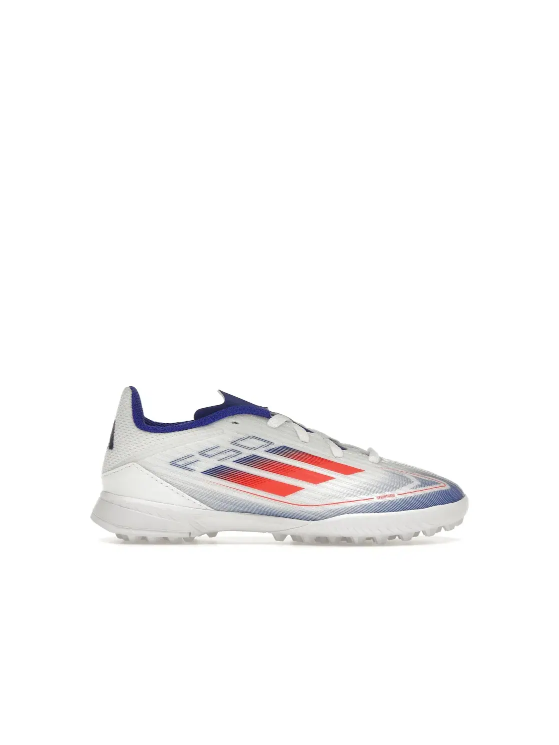 Детские бутсы F50 League Turf Adidas — изображение 1 из 4, белый/красный/синий