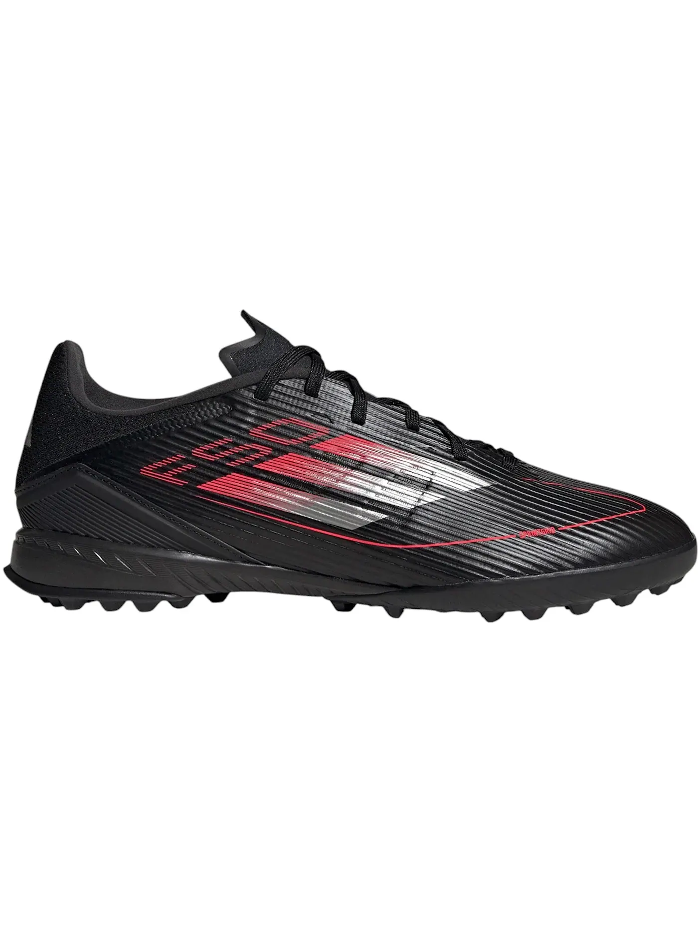 Мужские бутсы для игры на искусственном газоне Adidas F50 League Turf — изображение 1 из 1, черный металлик красный