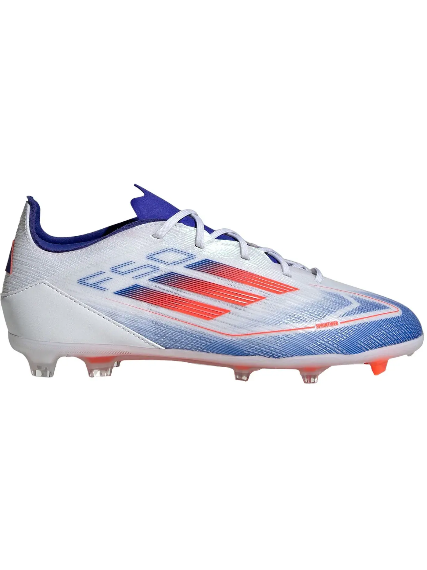 Детские бутсы F50 Pro FG Adidas — изображение 1 из 1, белый красный синий