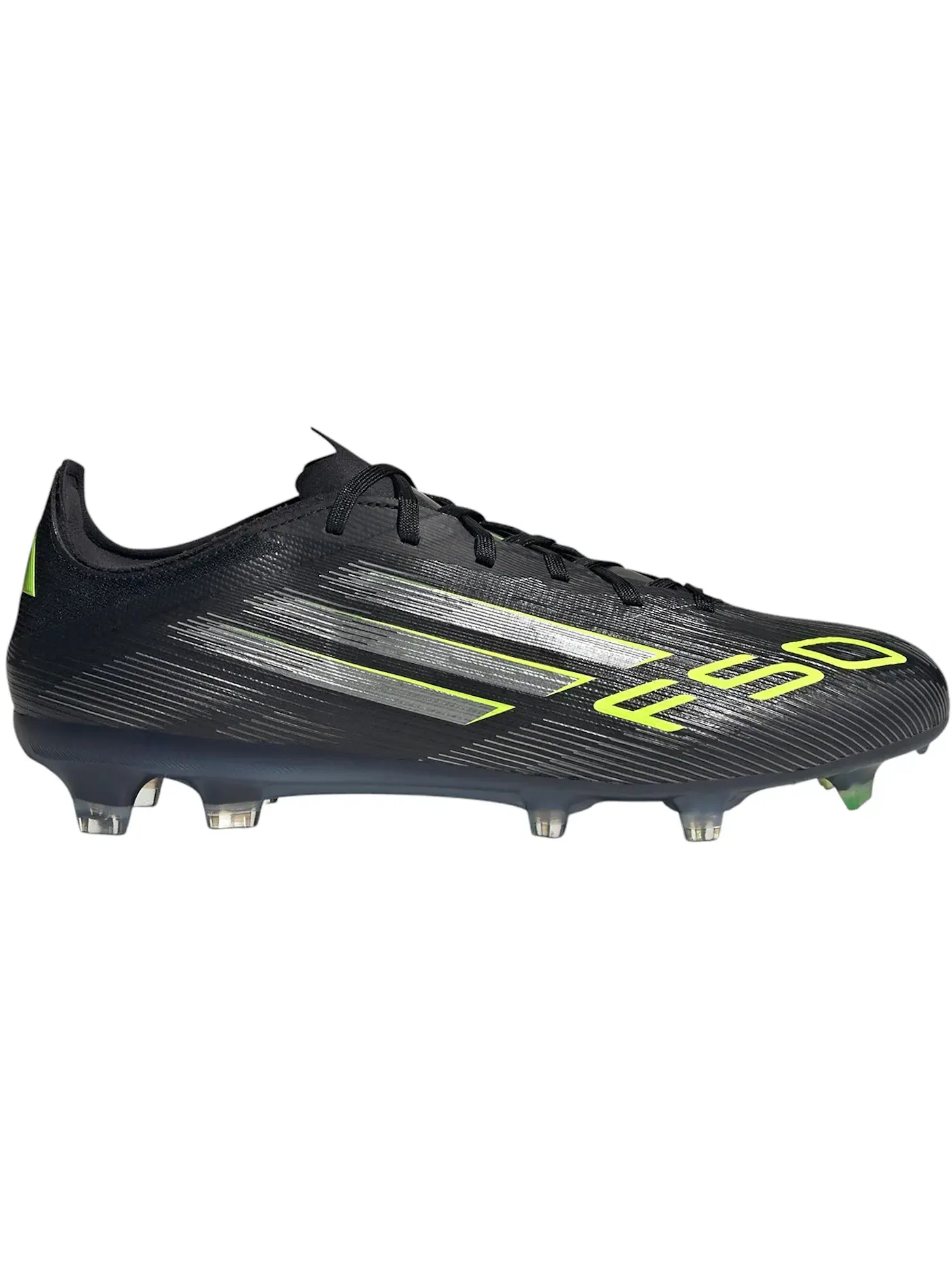 Мужские бутсы с длинным рукавом Adidas F50 Pro FG — изображение 1 из 1, черный/металлик