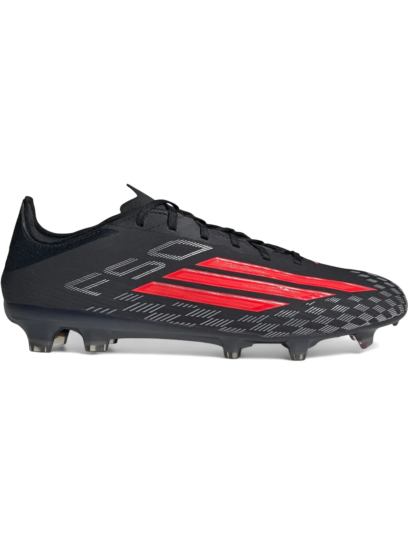 Мужские бутсы для футбола с шипами Adidas F50 Pro FG — изображение 1 из 1, черный/красный/черный
