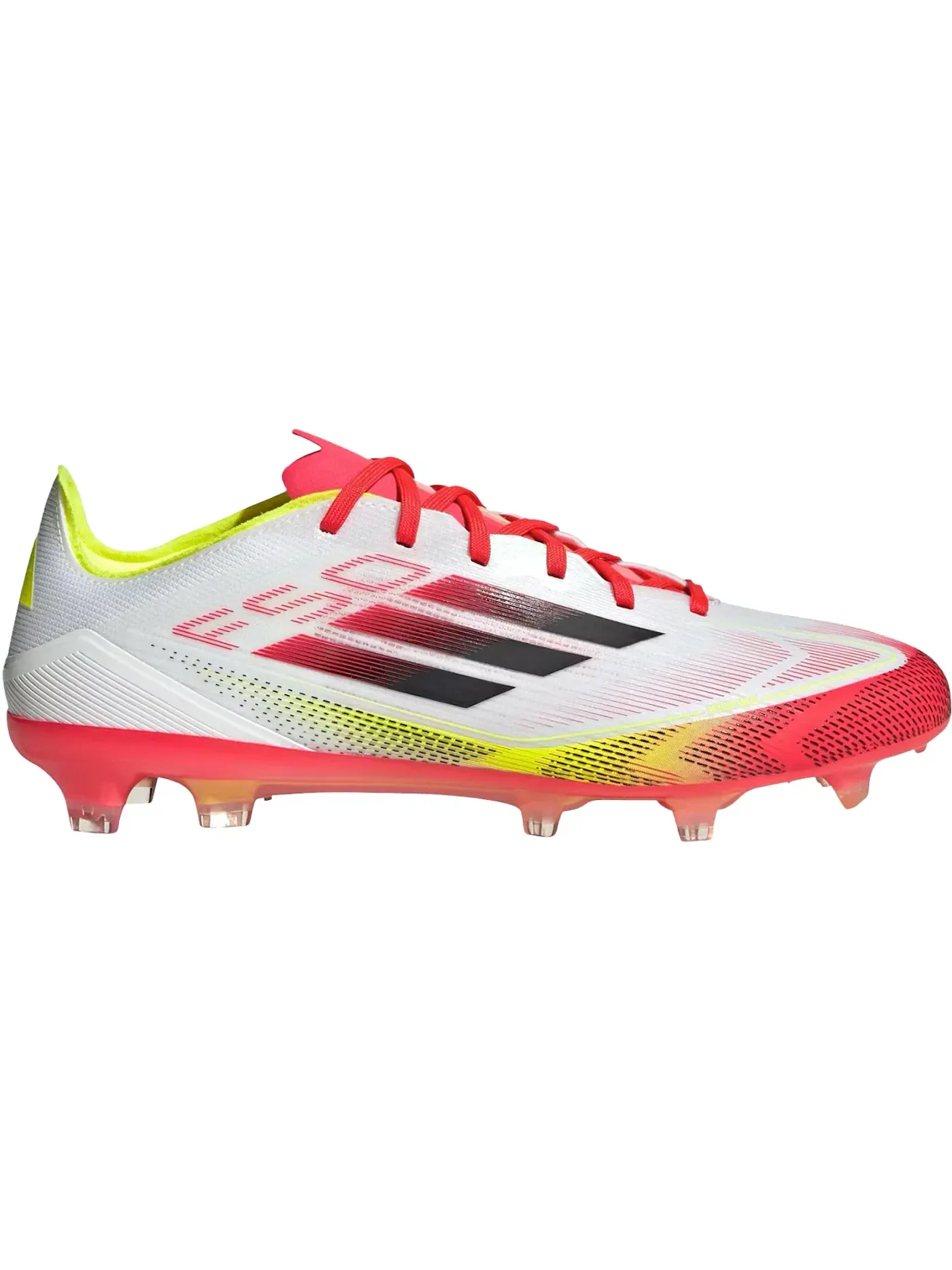 Мужские бутсы с длинным рукавом Adidas F50 Pro FG — изображение 1 из 1, белый черный желтый
