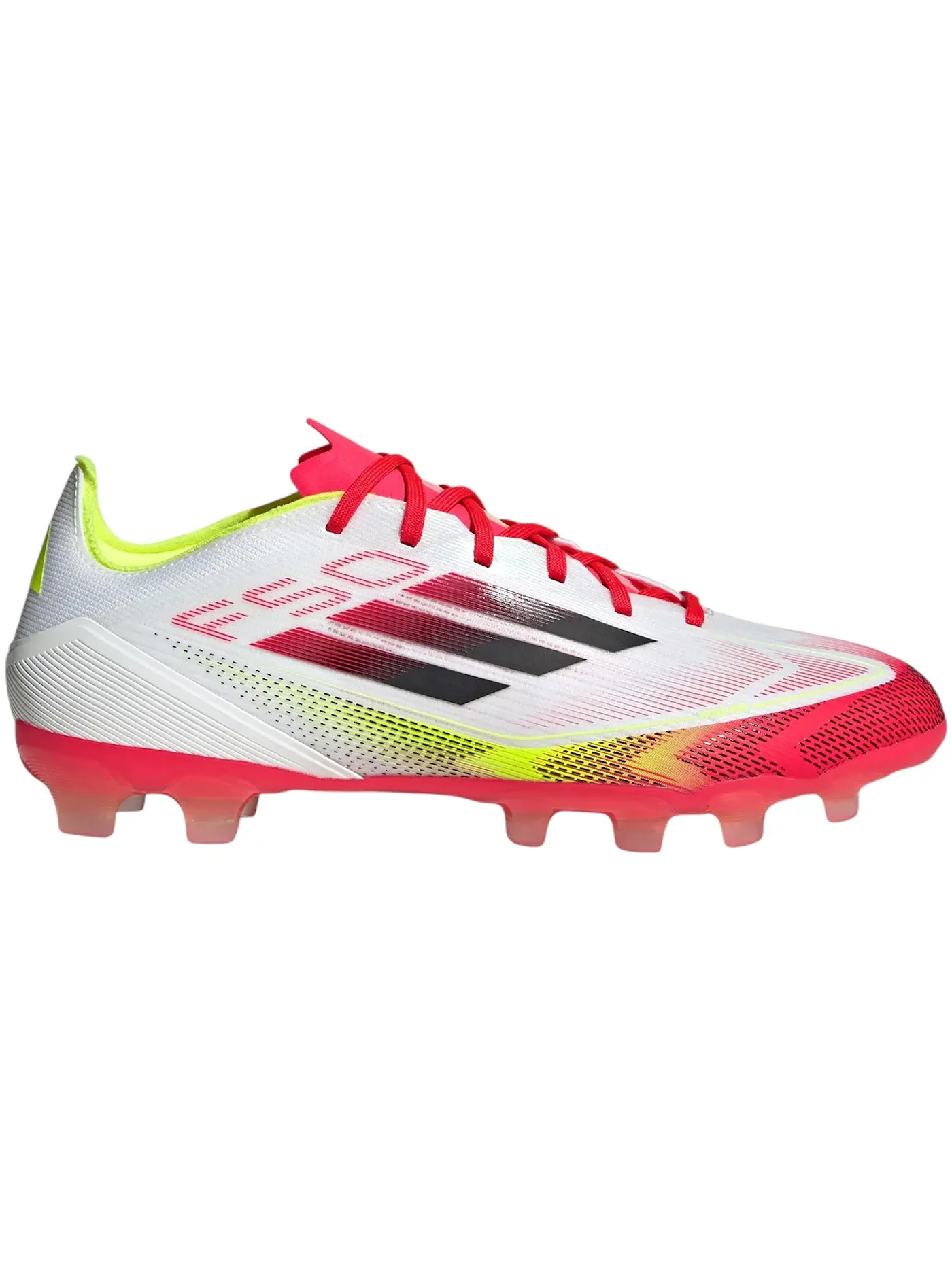 Мужские бутсы с длинным рукавом Adidas F50 Pro MG — изображение 1 из 1, белый черный желтый