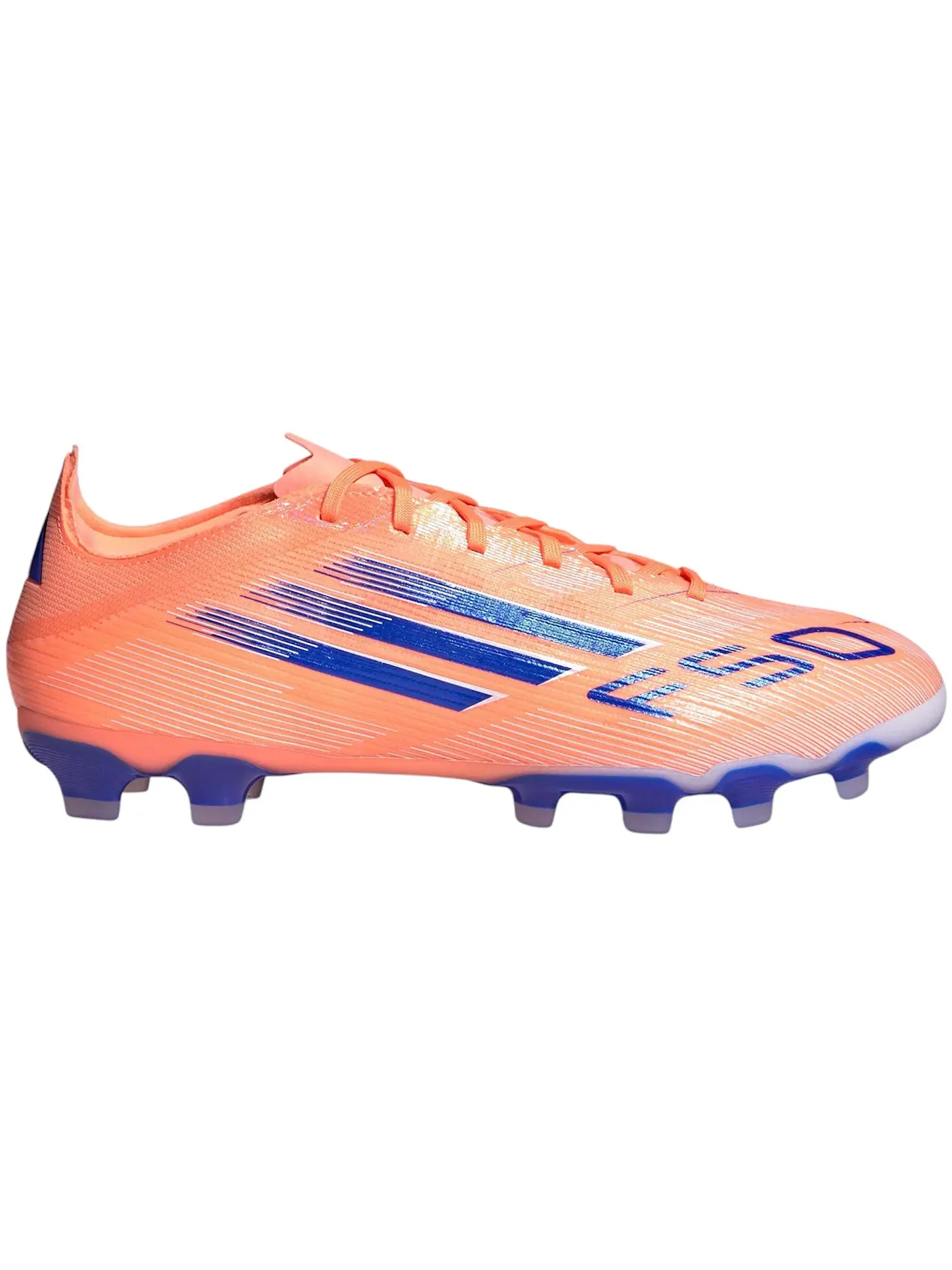 Мужские бутсы с длинным рукавом Adidas F50 Pro MG — изображение 1 из 1, оранжевый/синий/белый