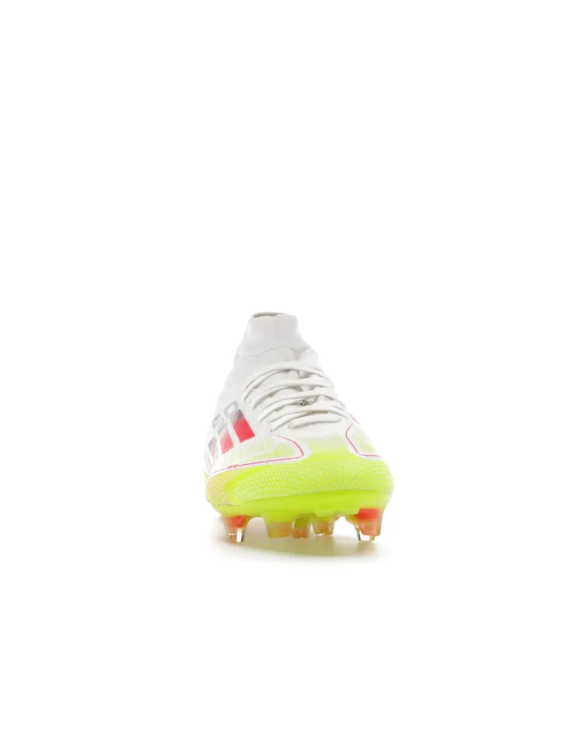 Женские бутсы с шипами Adidas F50 Pro Mid-Cut FG — изображение 2 из 4, белый/красный/желтый