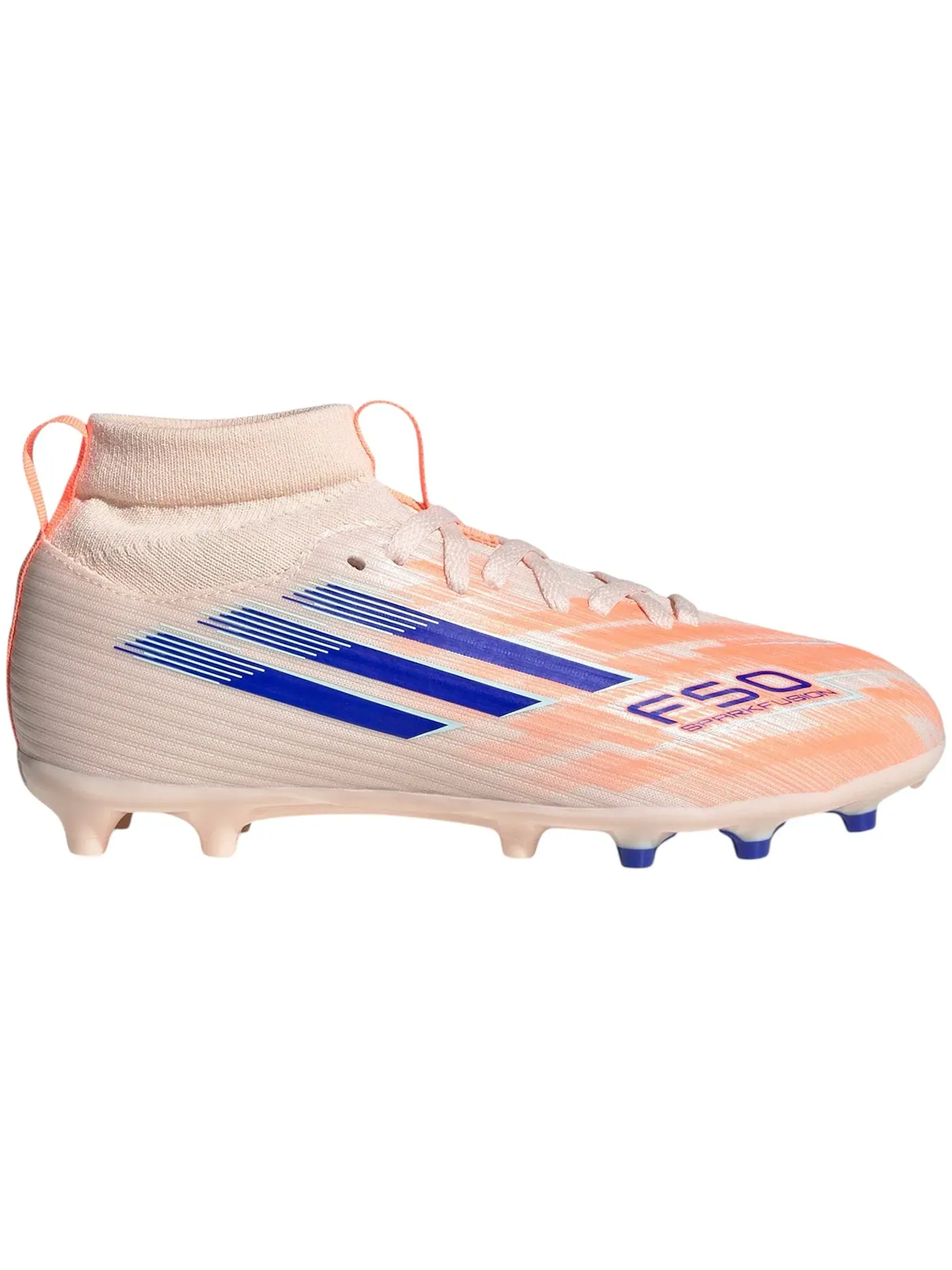 Детские бутсы с высоким берцем F50 Sparkfusion League Mid-Cut FG/AG Adidas — изображение 1 из 1