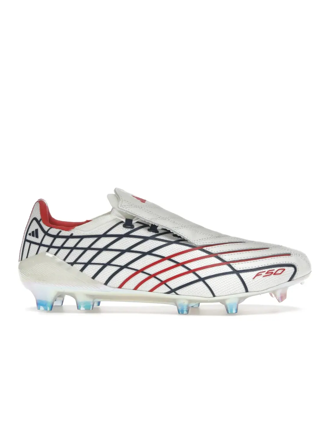 Мужские бутсы с длинным рукавом Adidas F50 Spider Elite FG — изображение 1 из 4, белый/красный/индиго