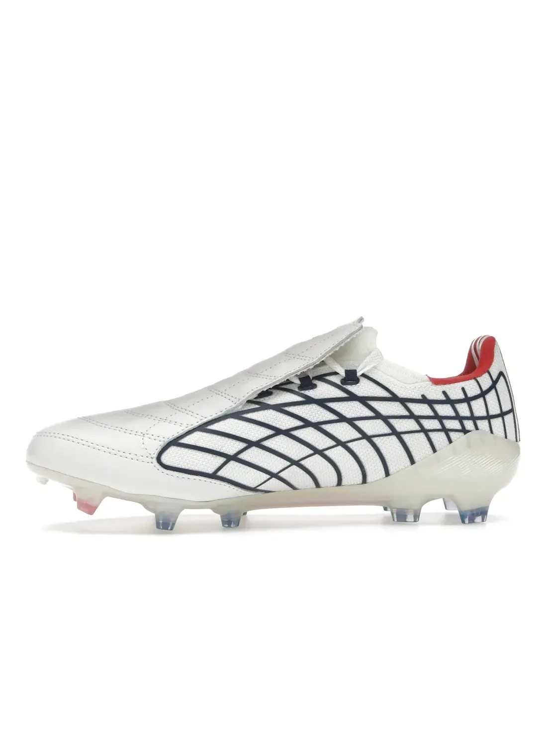 Мужские бутсы с длинным рукавом Adidas F50 Spider Elite FG — изображение 3 из 4, белый/красный/индиго