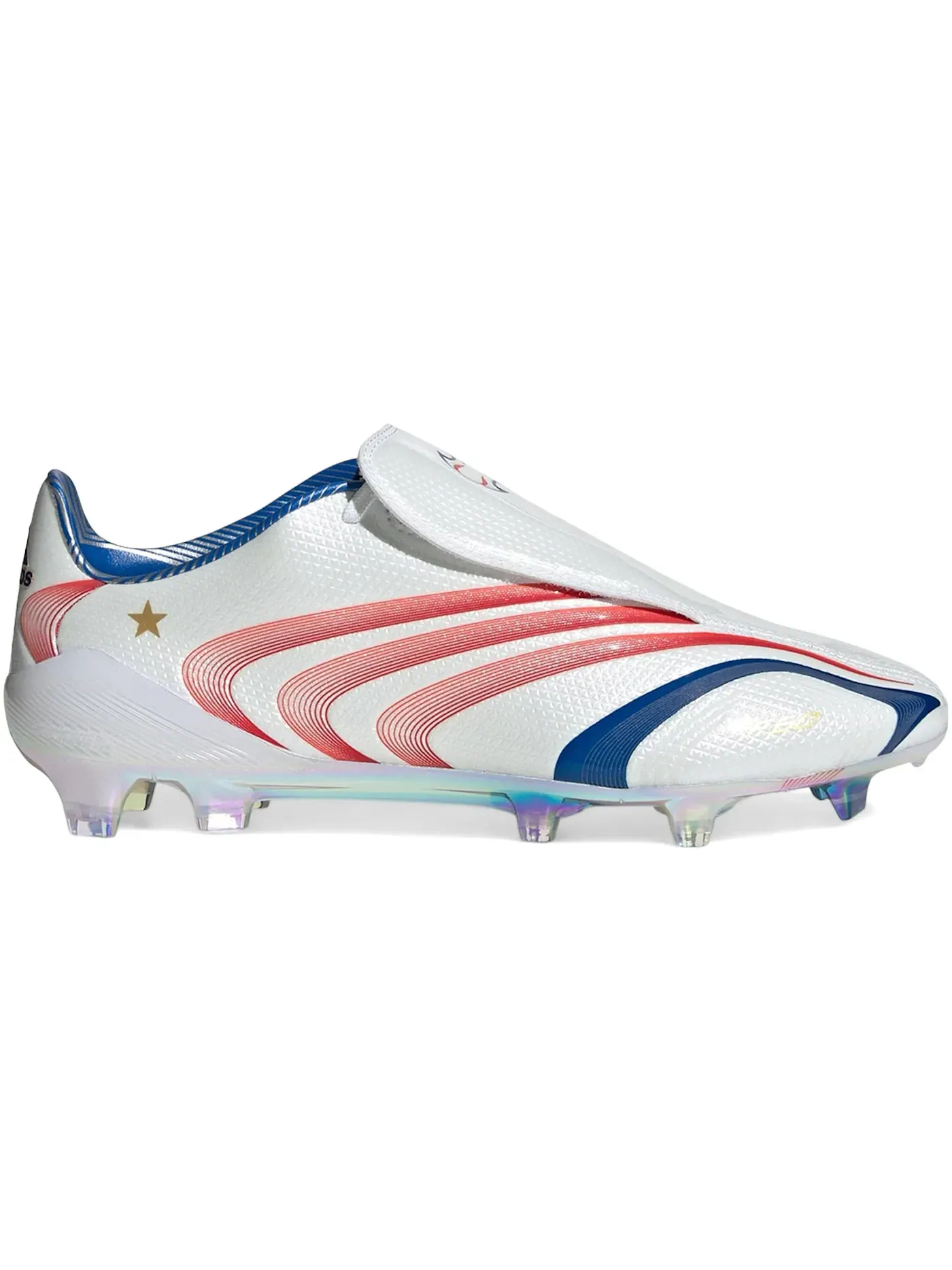 Мужские бутсы с длинным рукавом Adidas F50 Tunit Elite FG — изображение 1 из 1, белый красный синий