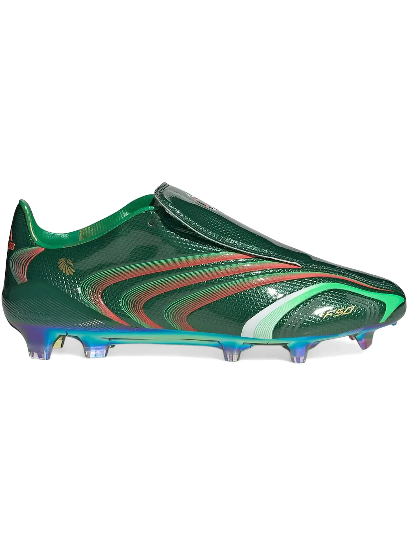 Мужские бутсы FG с технологией Tunit Trionda Pack Adidas — изображение 1 из 1, зеленый//-красный