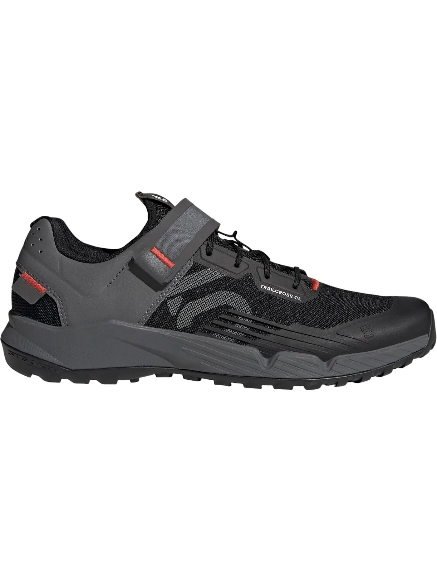 Мужские бутсы Five Ten Trailcross Clip-In Adidas — изображение 1 из 1, черный/серый/красный