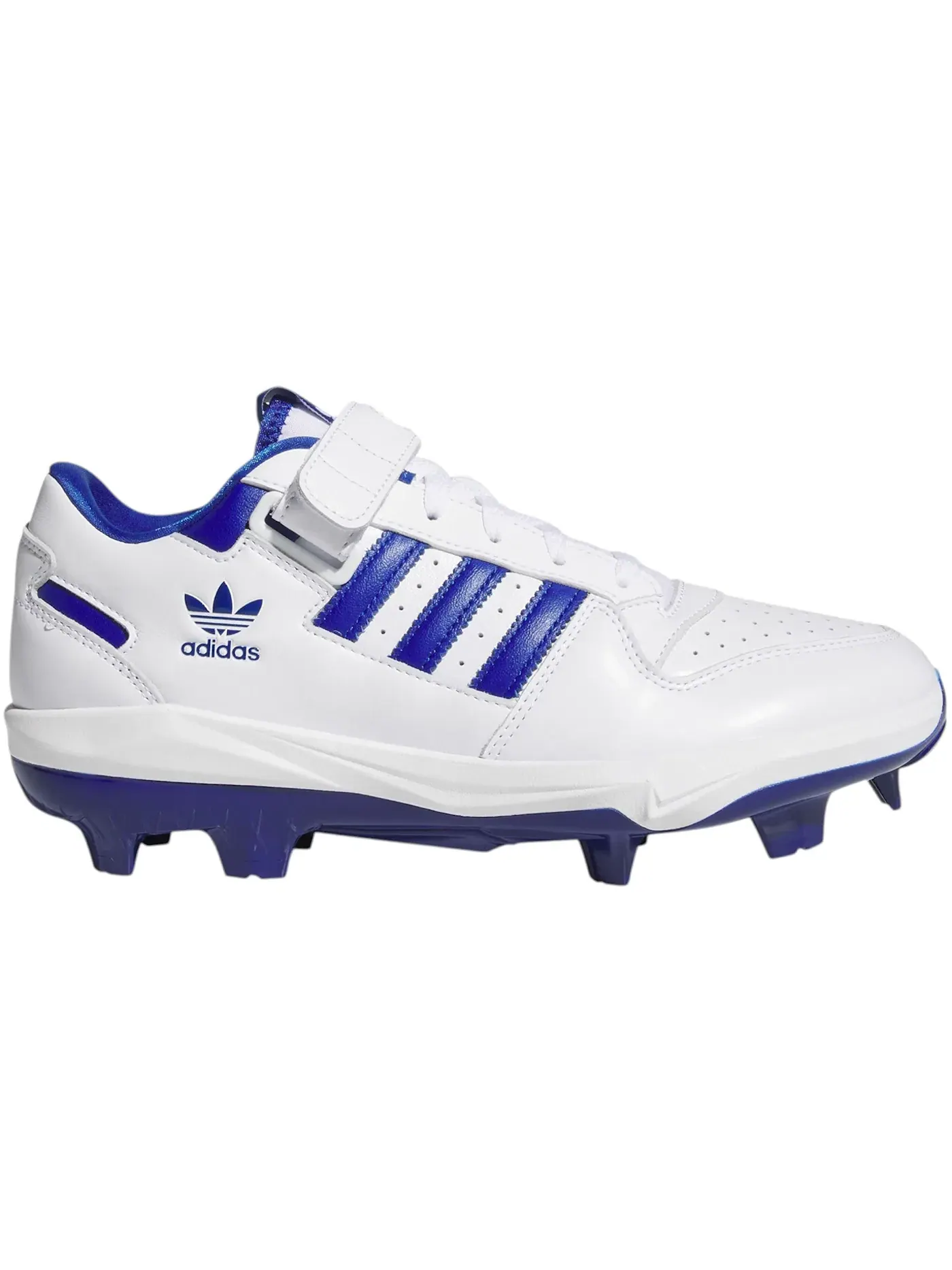 Мужские бутсы с длинным рукавом Adidas Forum TPU — изображение 1 из 1, белый/синий/белый