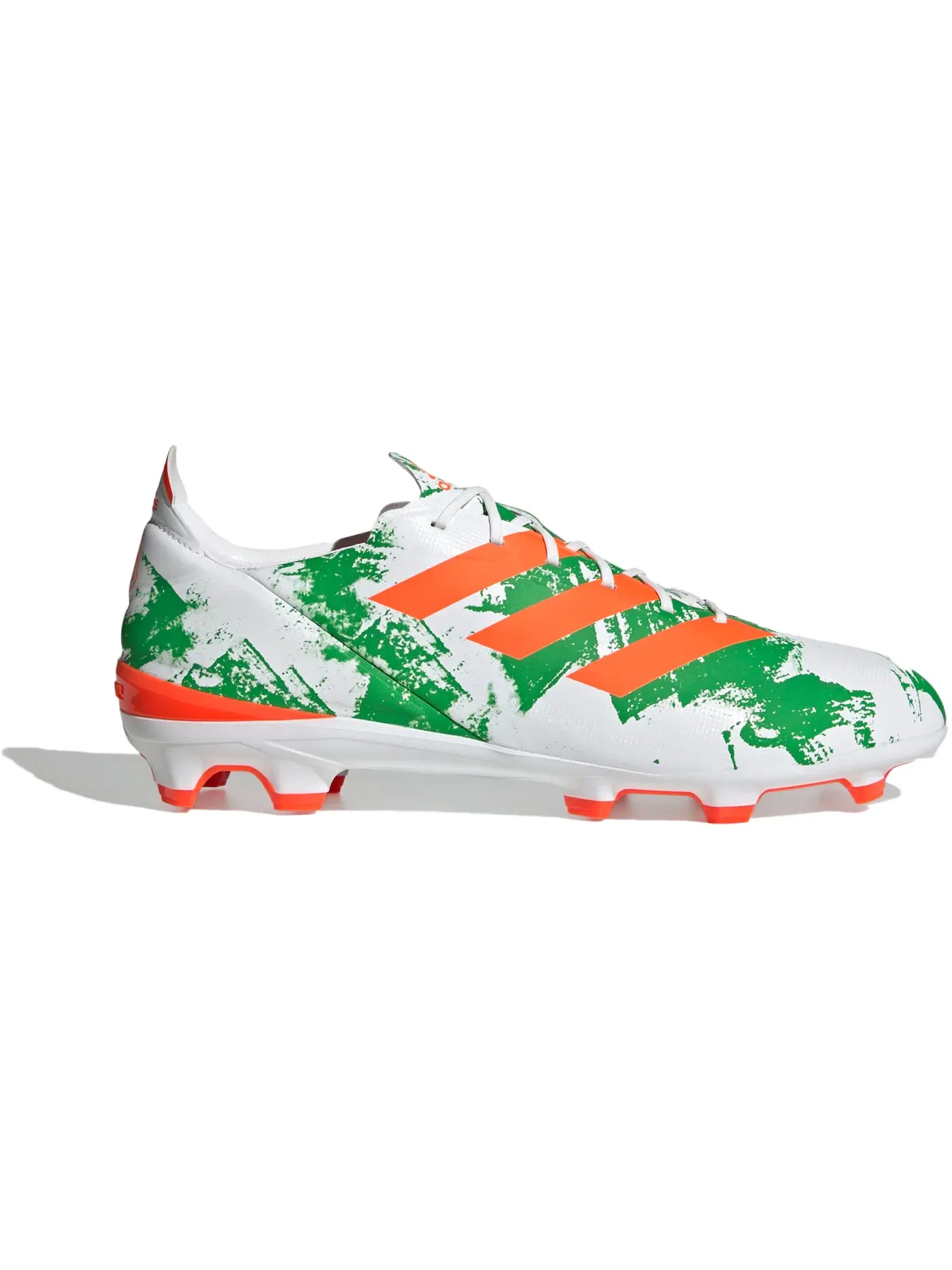Мужские бутсы с длинным рукавом Adidas Gamemode FG — изображение 1 из 1, белый/красный/зеленый