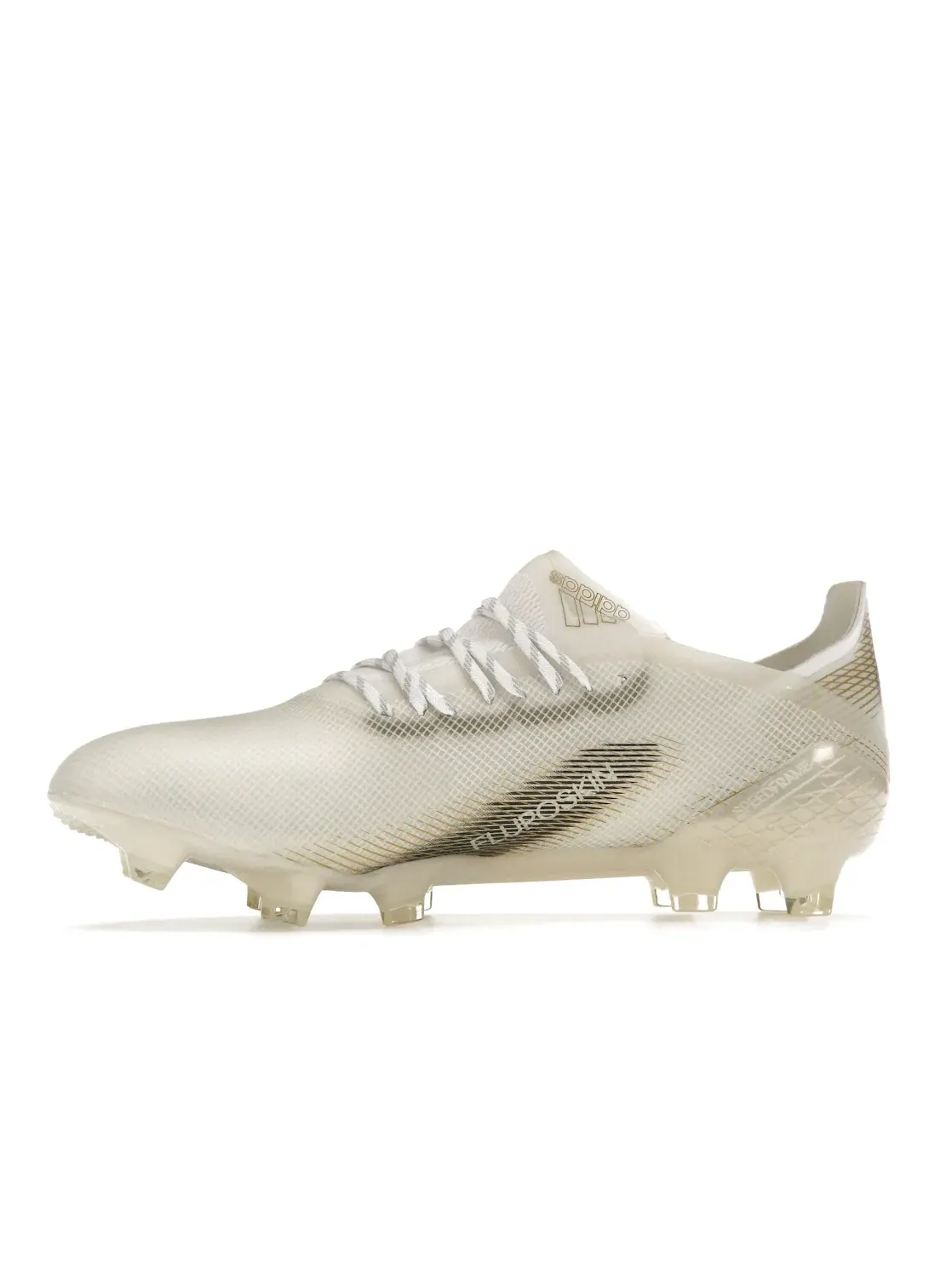 Мужские бутсы с длинным рукавом Adidas X Ghosted.1 FG — изображение 3 из 4, белый/черный/золотистый