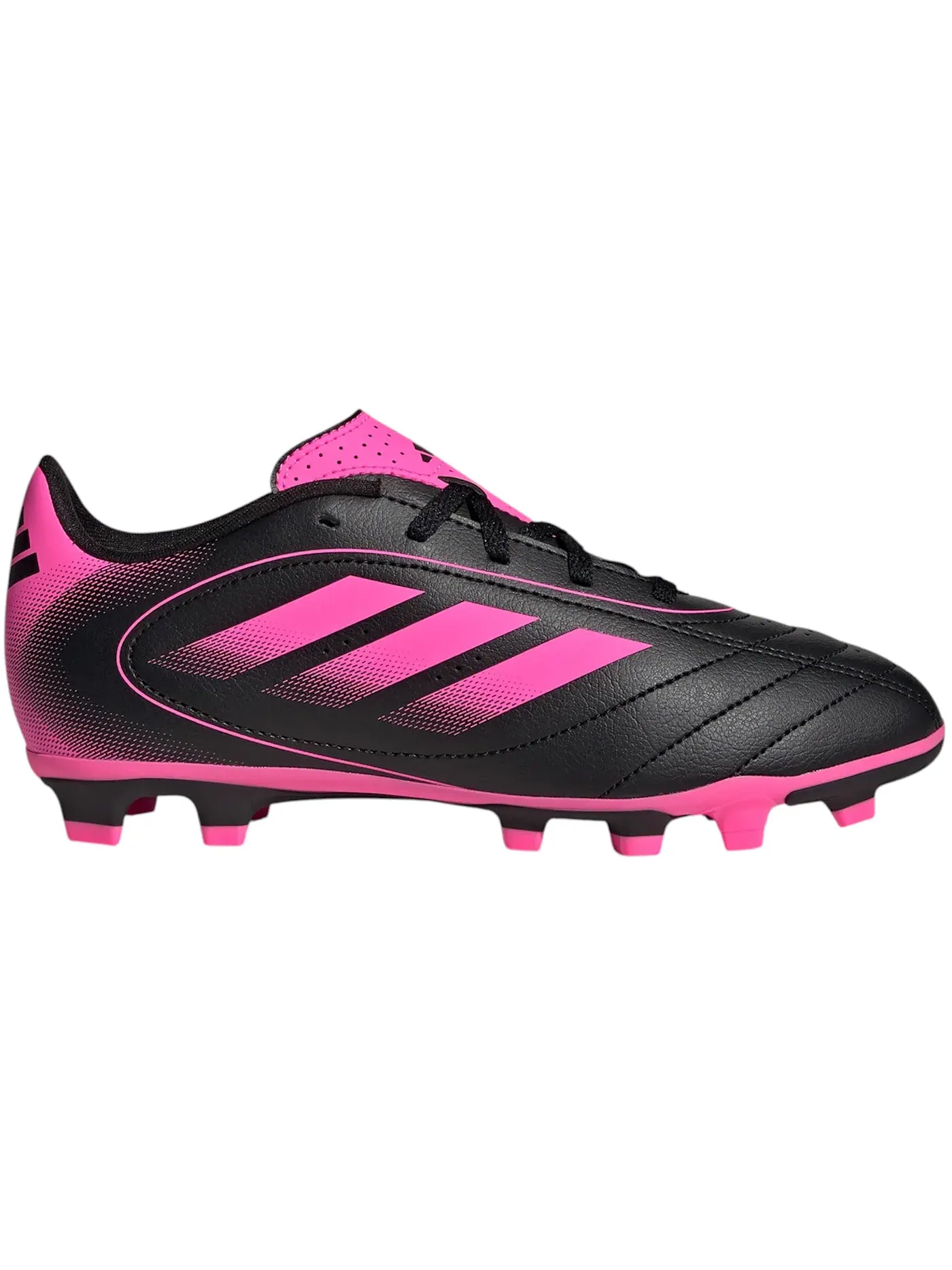 Детские бутсы с фиксированной/многонаправленной подошвой Adidas Goletto IX FG/MG — изображение 1 из 1, черный/розовый/черный