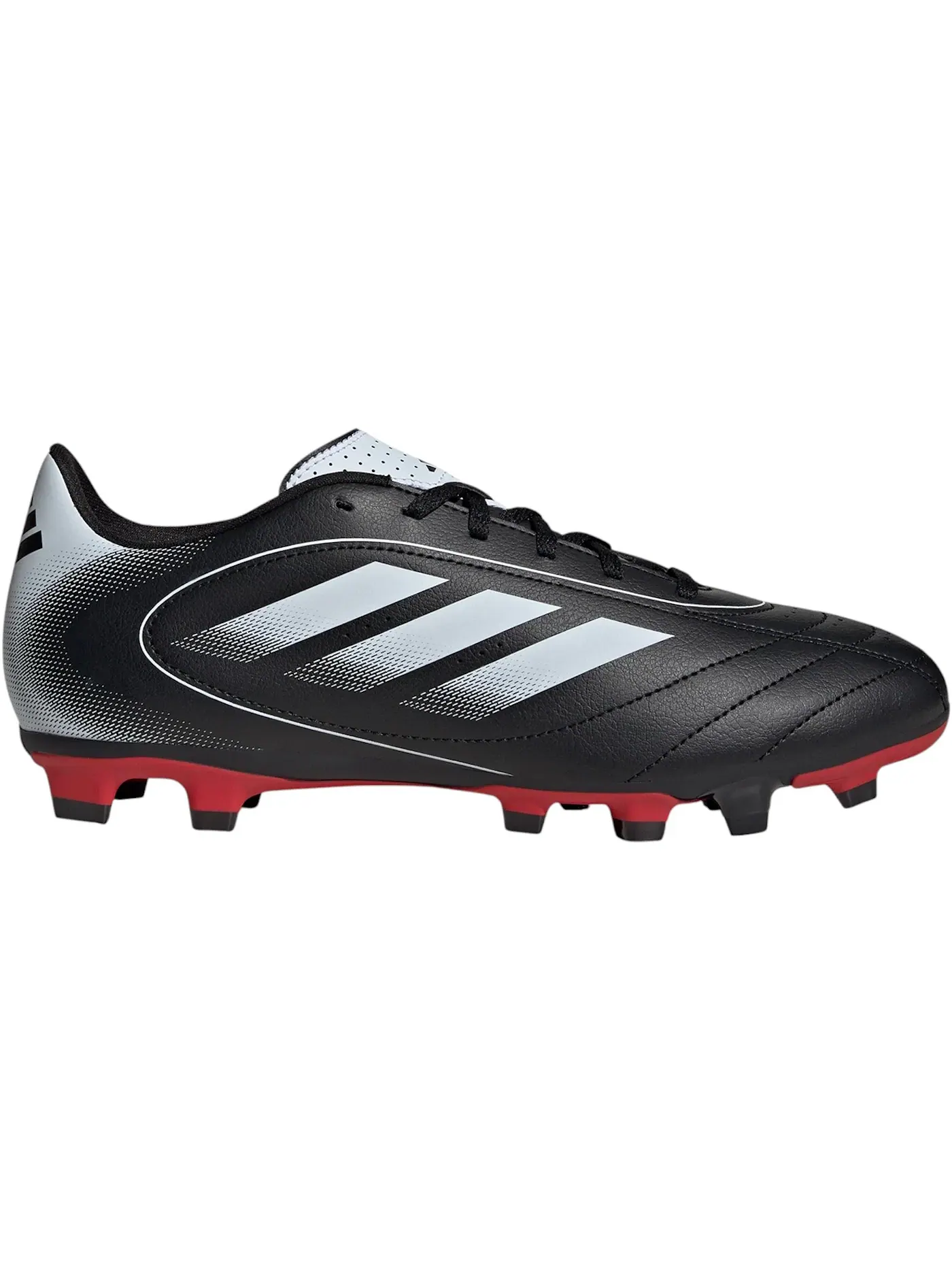 Мужские бутсы для футбола с фиксированной подошвой Adidas Goletto IX FG/MG — изображение 1 из 1, черный/белый