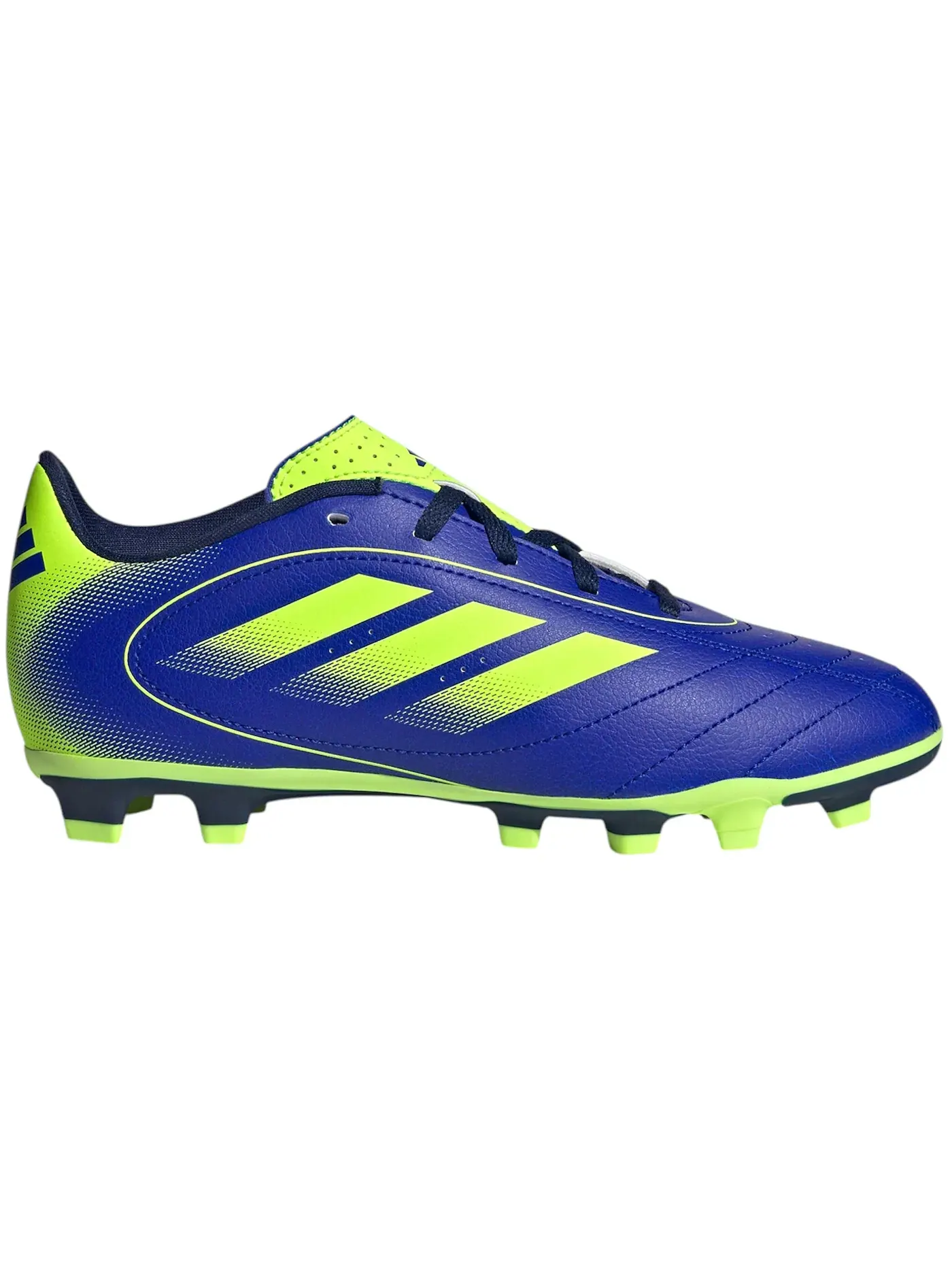 Детские бутсы с фиксированной/многозонной подошвой Adidas Goletto IX FG/MG — изображение 1 из 1, синий//темный синий