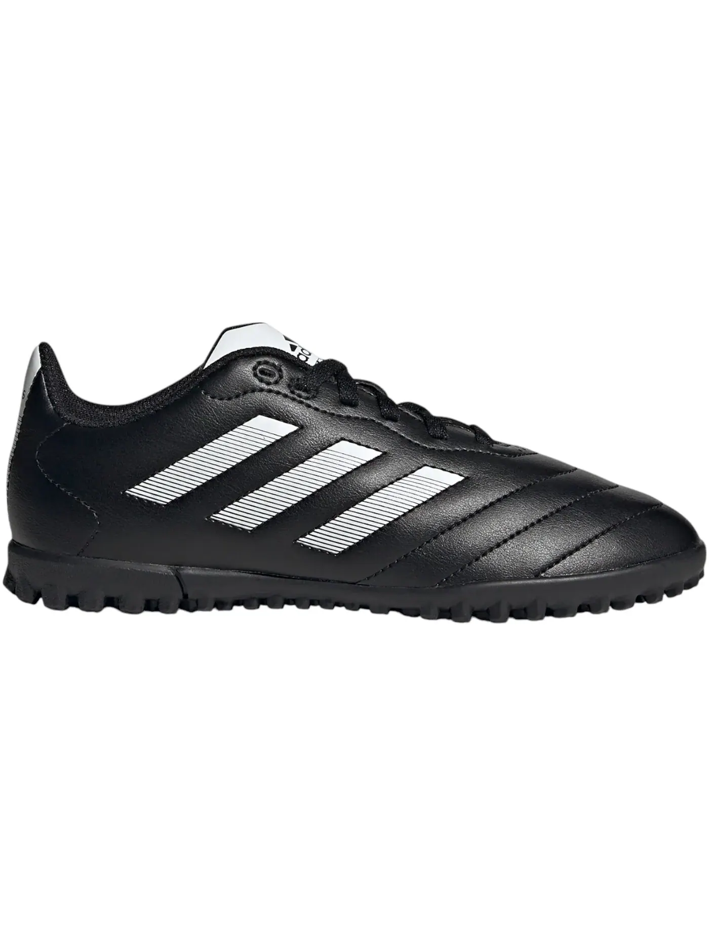 Детские бутсы с покрытием из искусственной кожи Adidas Goletto VIII Turf — изображение 1 из 1, черный белый красный