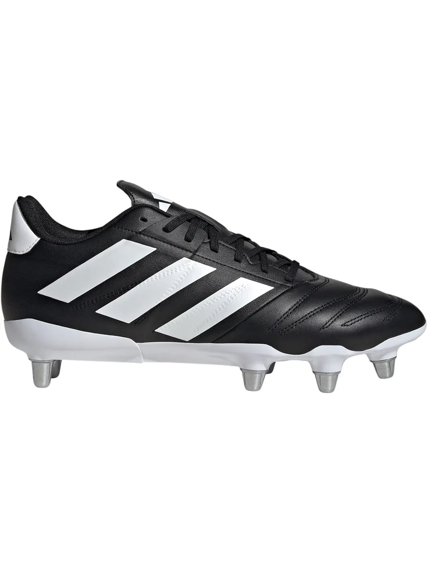 Мужские бутсы с шипами Adidas Kakari Elite SG Rugby — изображение 1 из 1, черный/белый/черный
