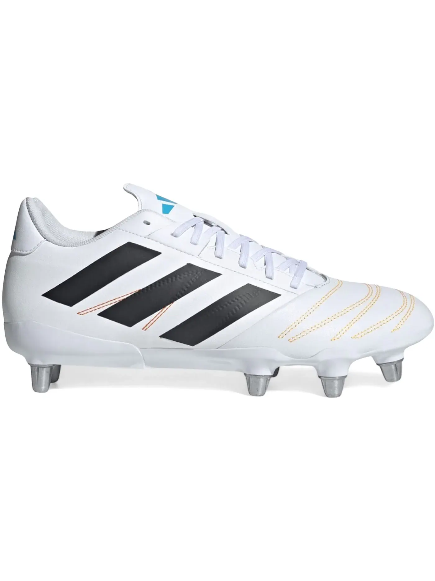 Мужские бутсы для регби с шипами Kakari Elite SG Adidas — изображение 1 из 1, белый/черный