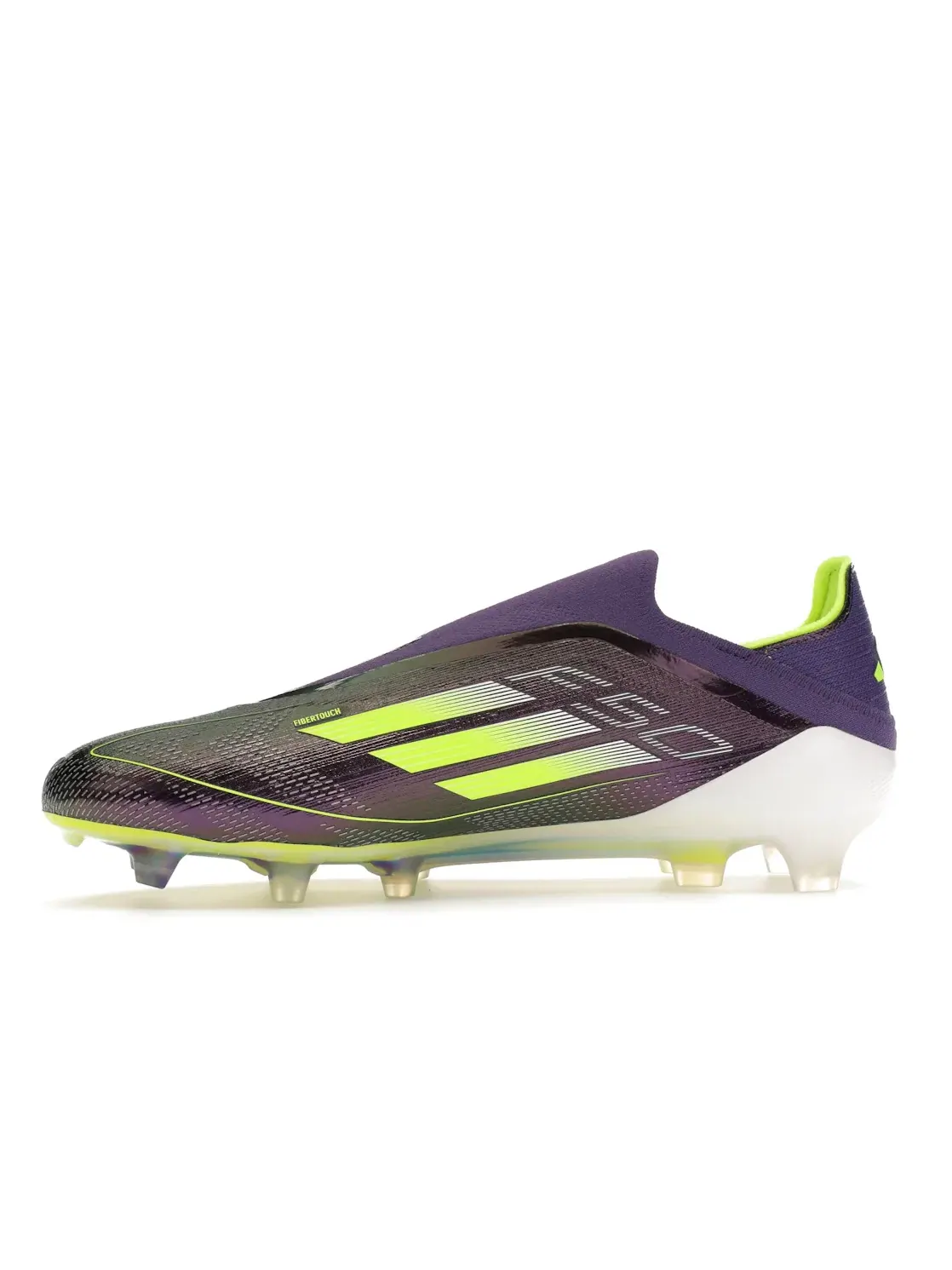 Мужские бутсы с замком без шнуровки Adidas Laceless F50 Elite Fast Reborn FG — изображение 3 из 4, фиолетовый/белый