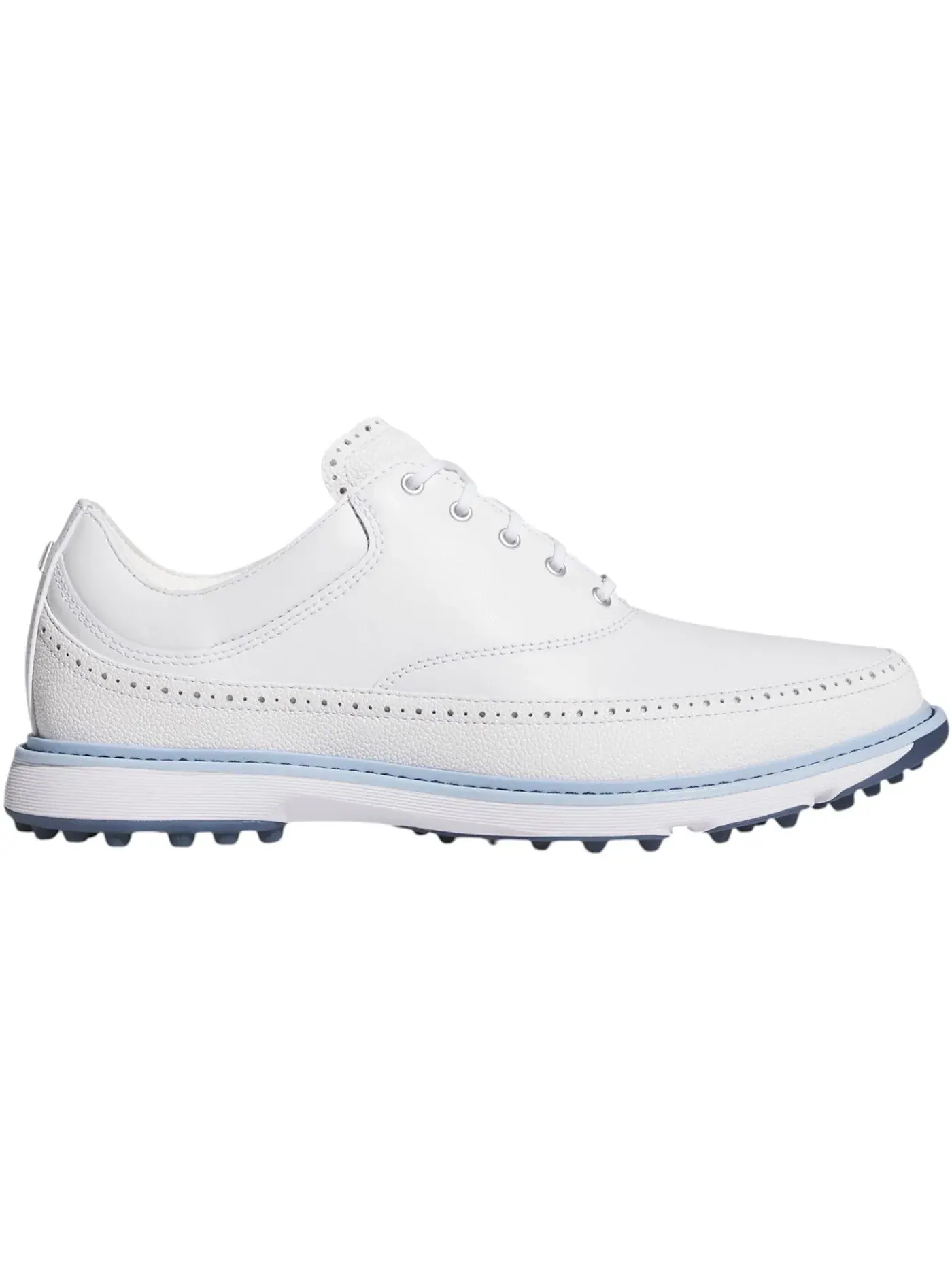 Мужские шиповки для гольфа с шипами Adidas MC80 Spikeless Golf — изображение 1 из 1, белый темно-синий