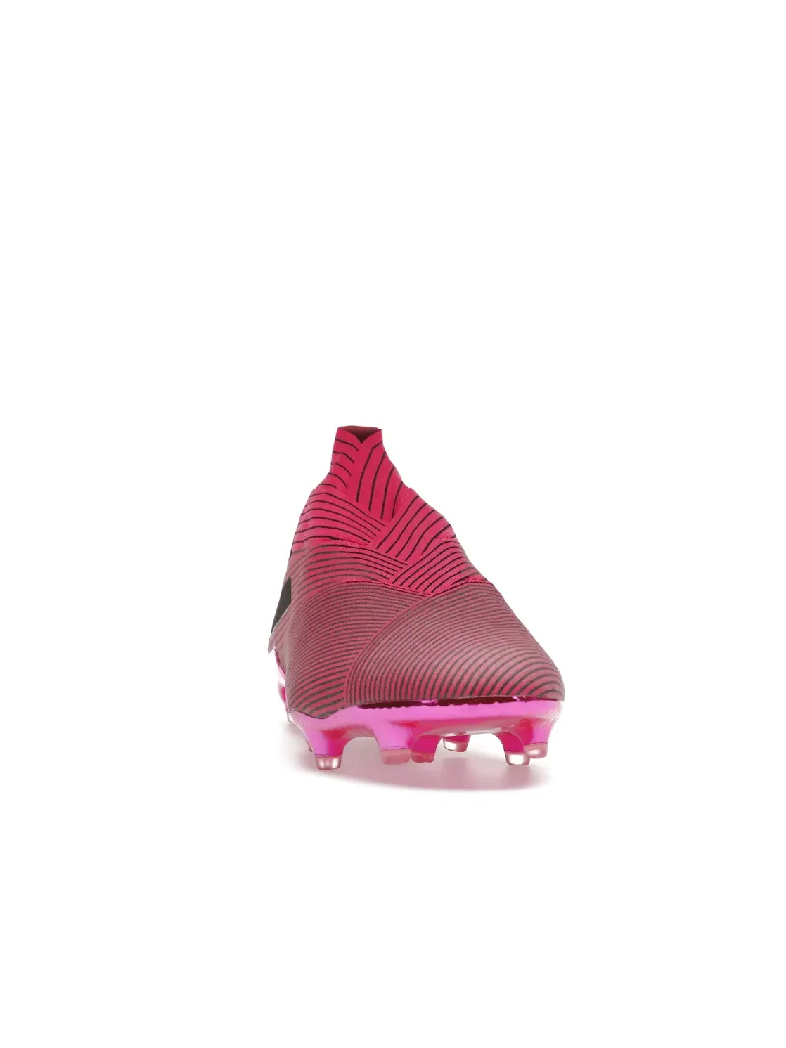 Мужские бутсы с принтом Adidas Nemeziz 19+ FG — изображение 2 из 4, розовый черный розовый