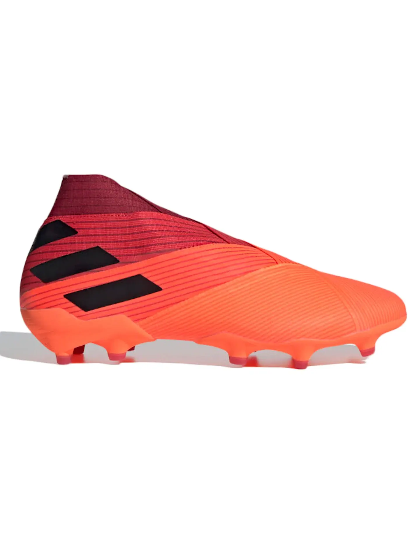 Мужские бутсы с высоким верхом Nemeziz 19 FG Adidas — изображение 1 из 1, черный красный