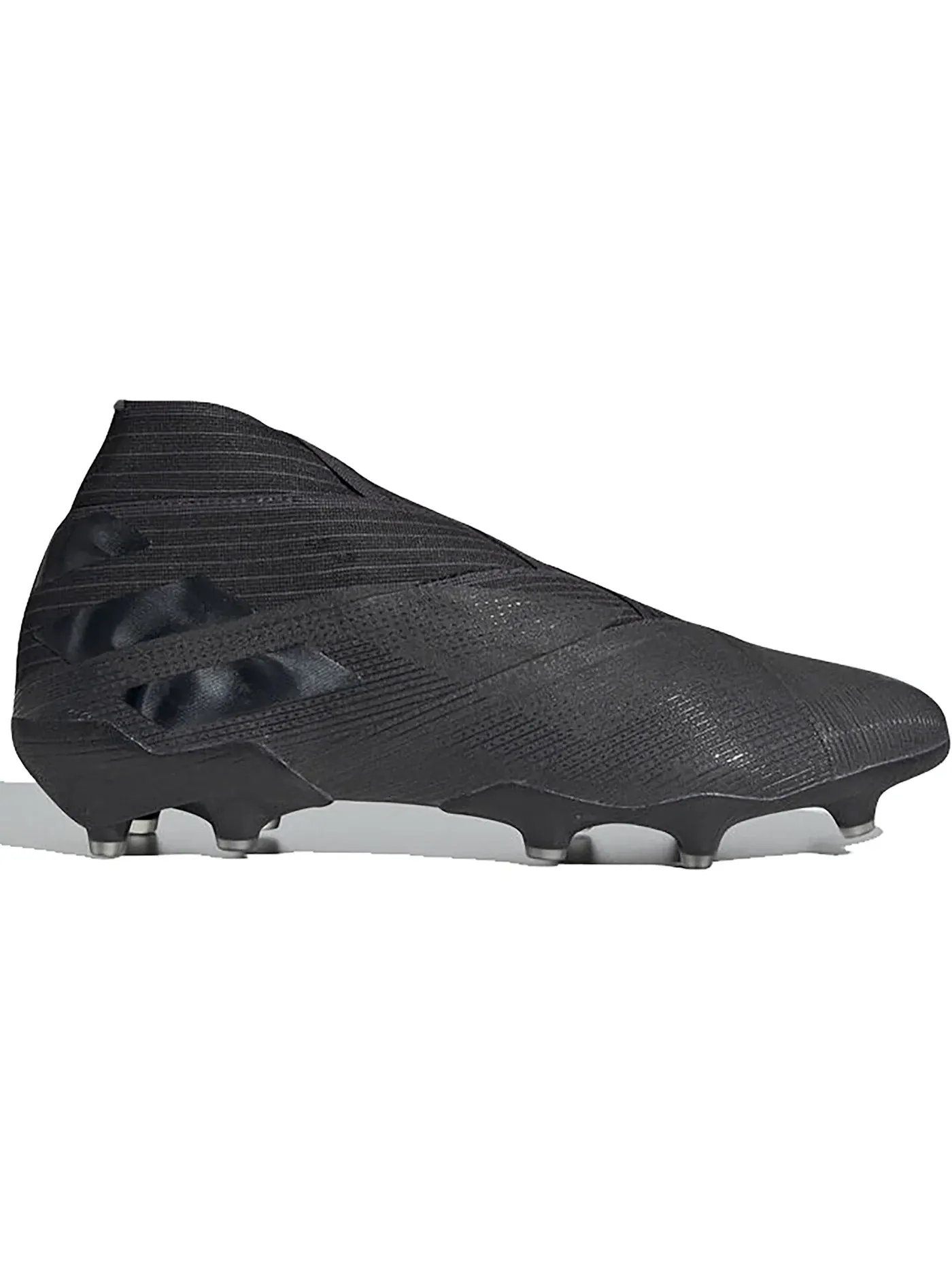 Мужские бутсы с принтом Adidas Nemeziz 19+ FG — изображение 1 из 1, черный/черный/черный