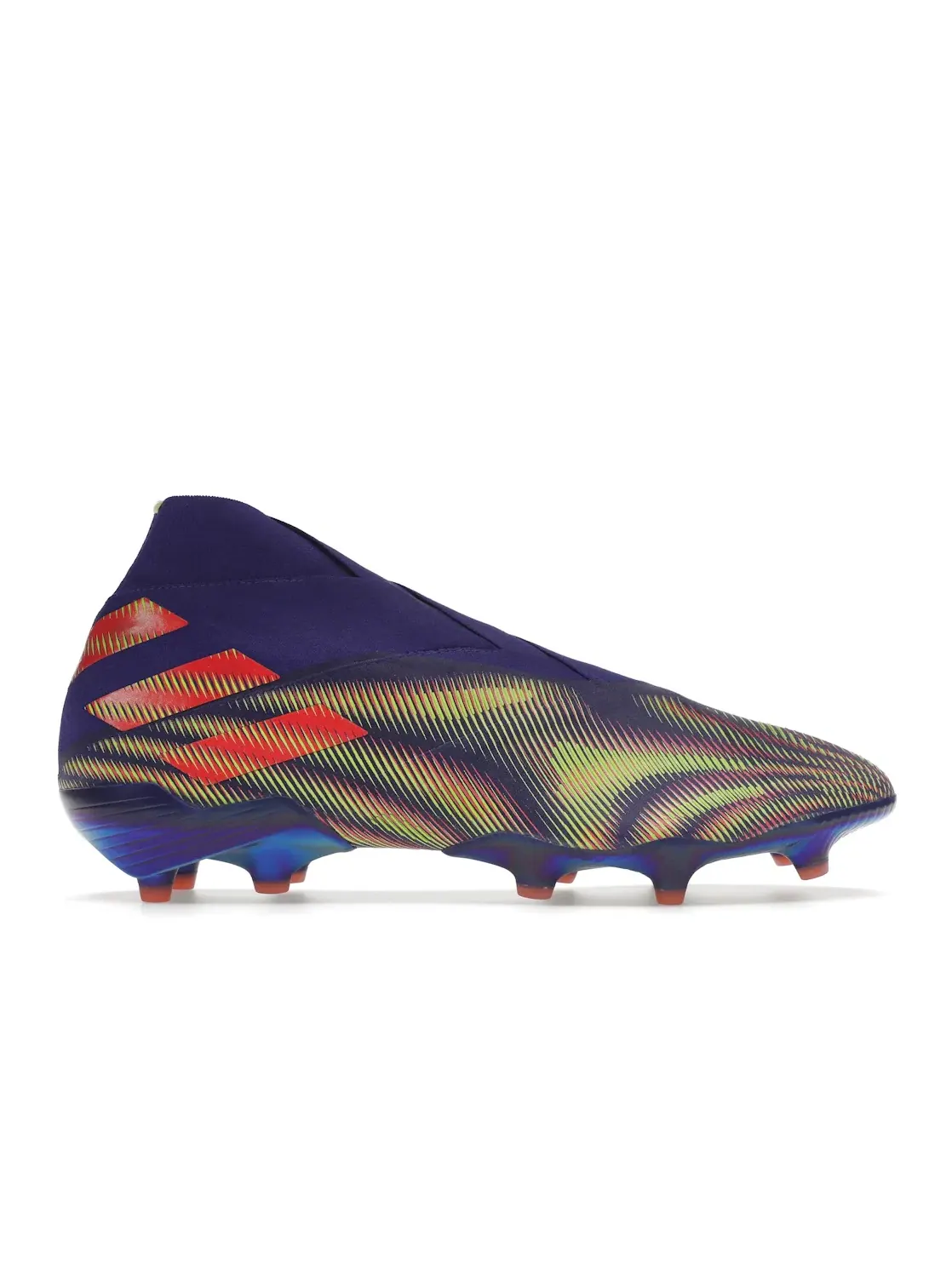 Мужские бутсы с принтом Adidas Nemeziz+ FG — изображение 1 из 4, розовый/зеленый
