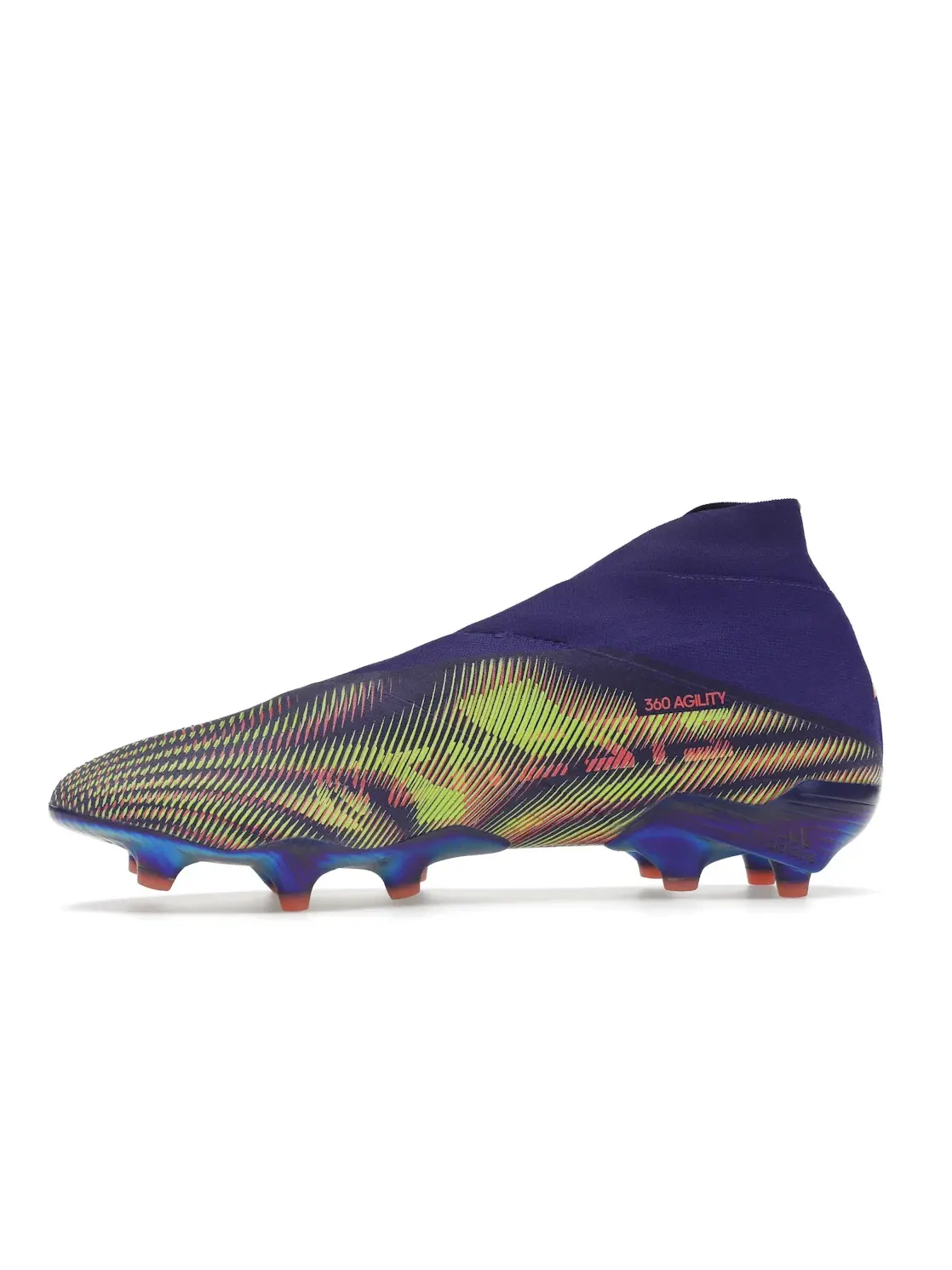 Мужские бутсы с принтом Adidas Nemeziz+ FG — изображение 3 из 4, розовый/зеленый