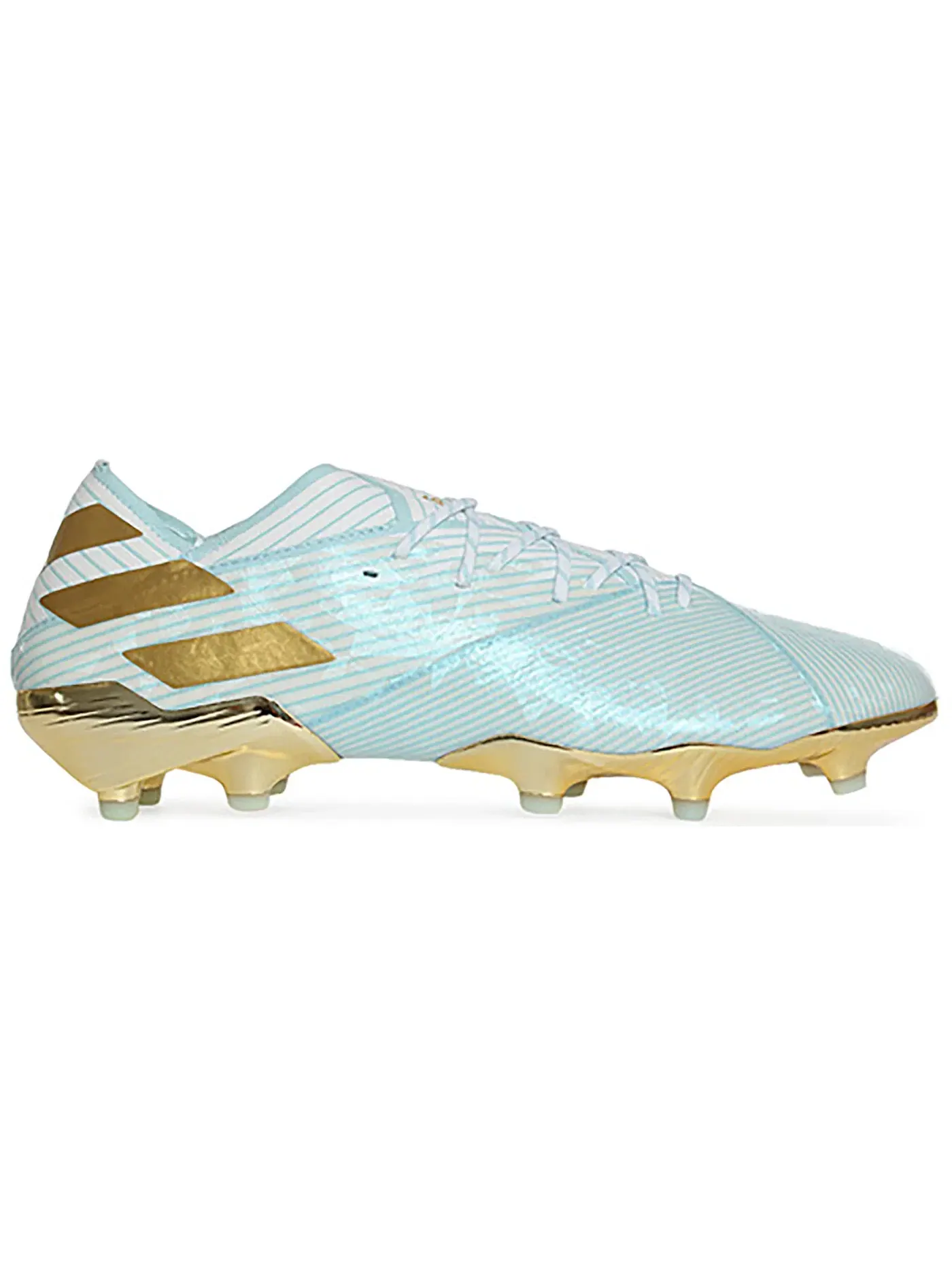 Мужские бутсы с принтом Adidas Nemeziz Messi 15 Year — изображение 1 из 1, голубой золотистый