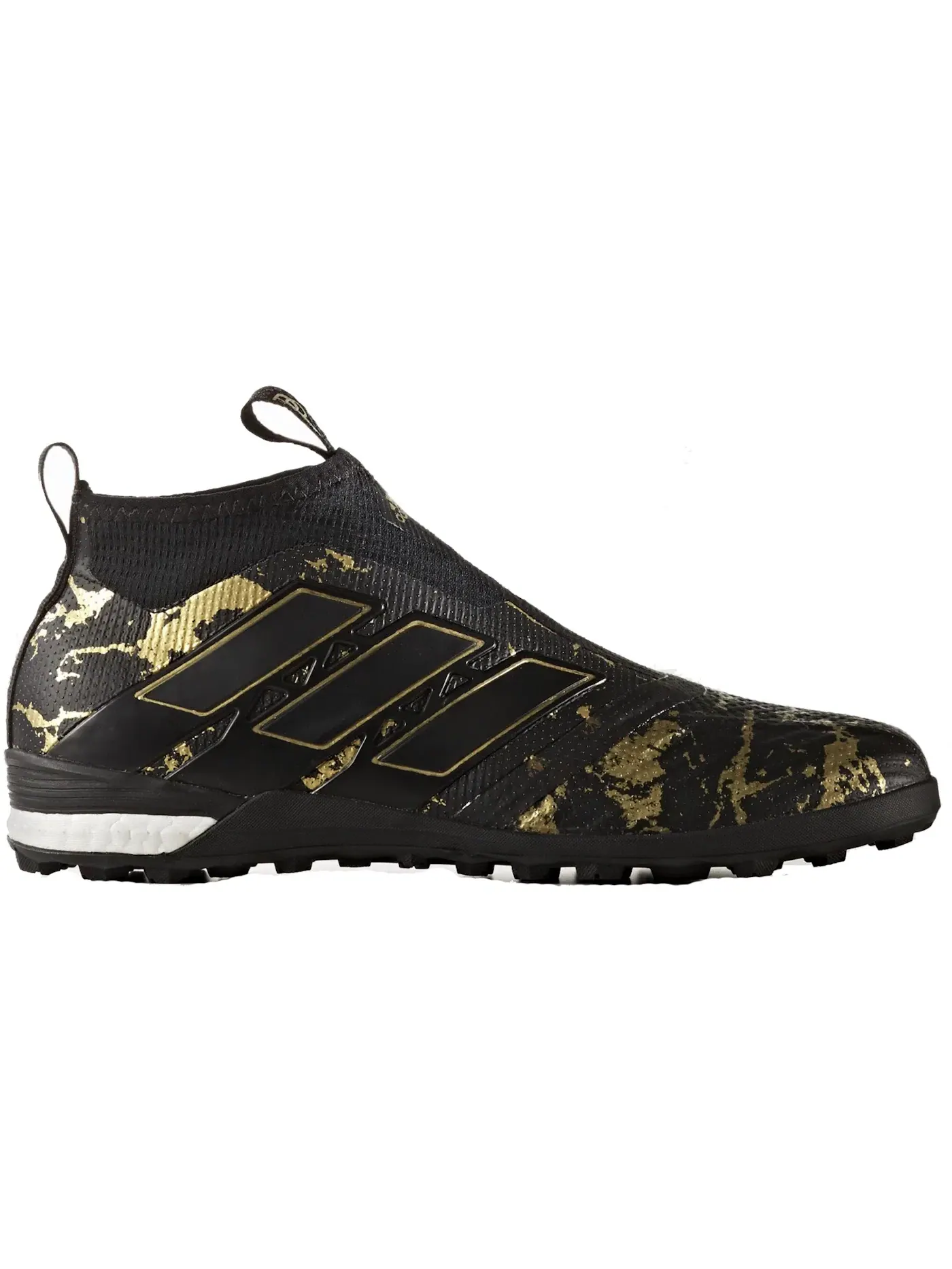 Мужские бутсы с высоким верхом Ace Tango 17.1 Purecontrol TF Adidas — изображение 1 из 1, черный/черный/золотистый