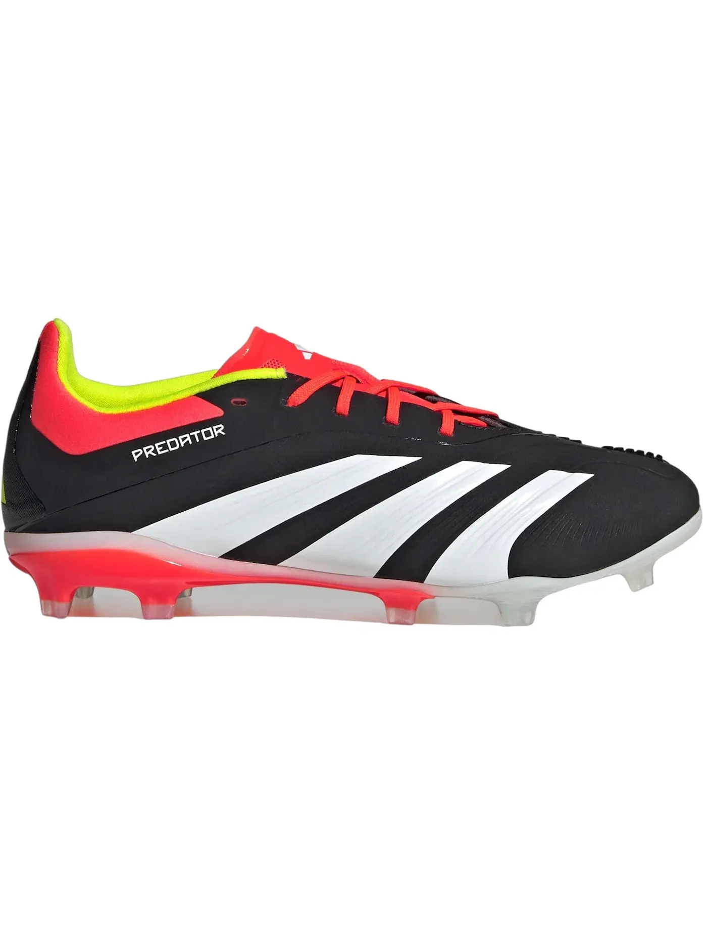 Детские бутсы с длинным рукавом Adidas Predator 24 Elite FG — изображение 1 из 1, черный белый красный