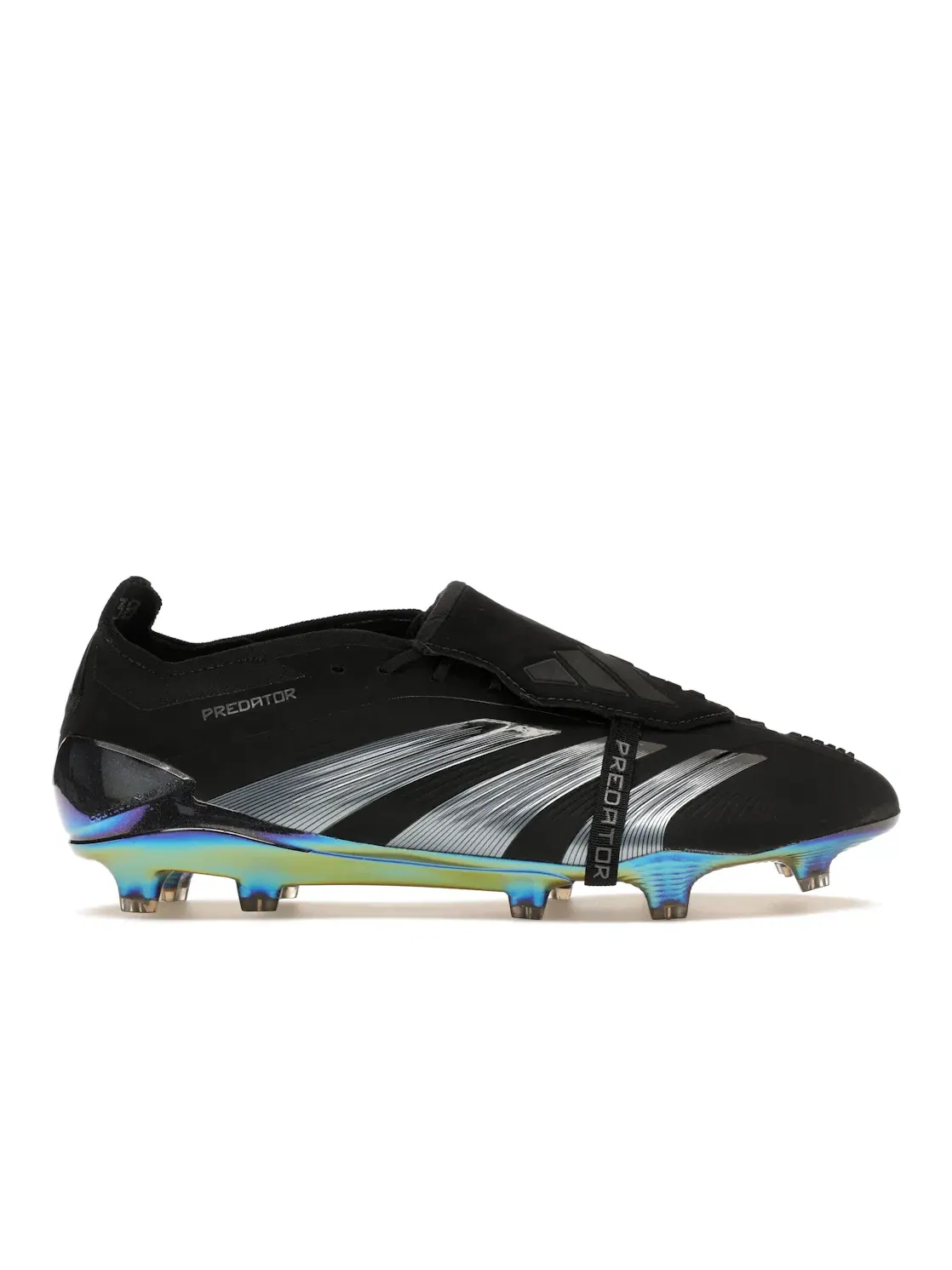Мужские бутсы для футбола с покрытием StrikeSkin Adidas Predator 24+ Elite FT FG — изображение 1 из 4, черный//черный