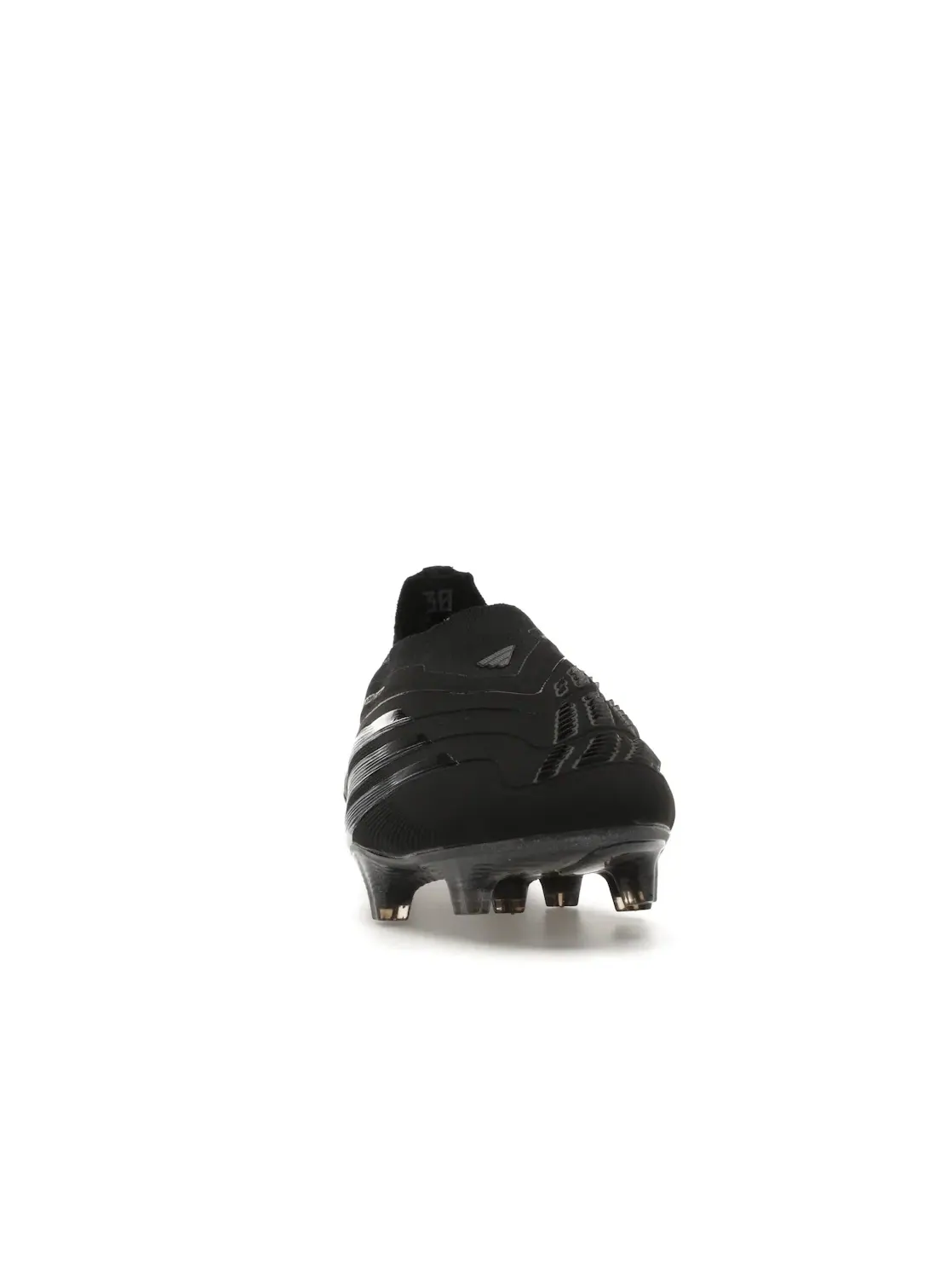 Мужские бутсы с высоким верхом без шнуровки Predator 24 Elite Laceless FG Adidas — изображение 2 из 4, черный/черный