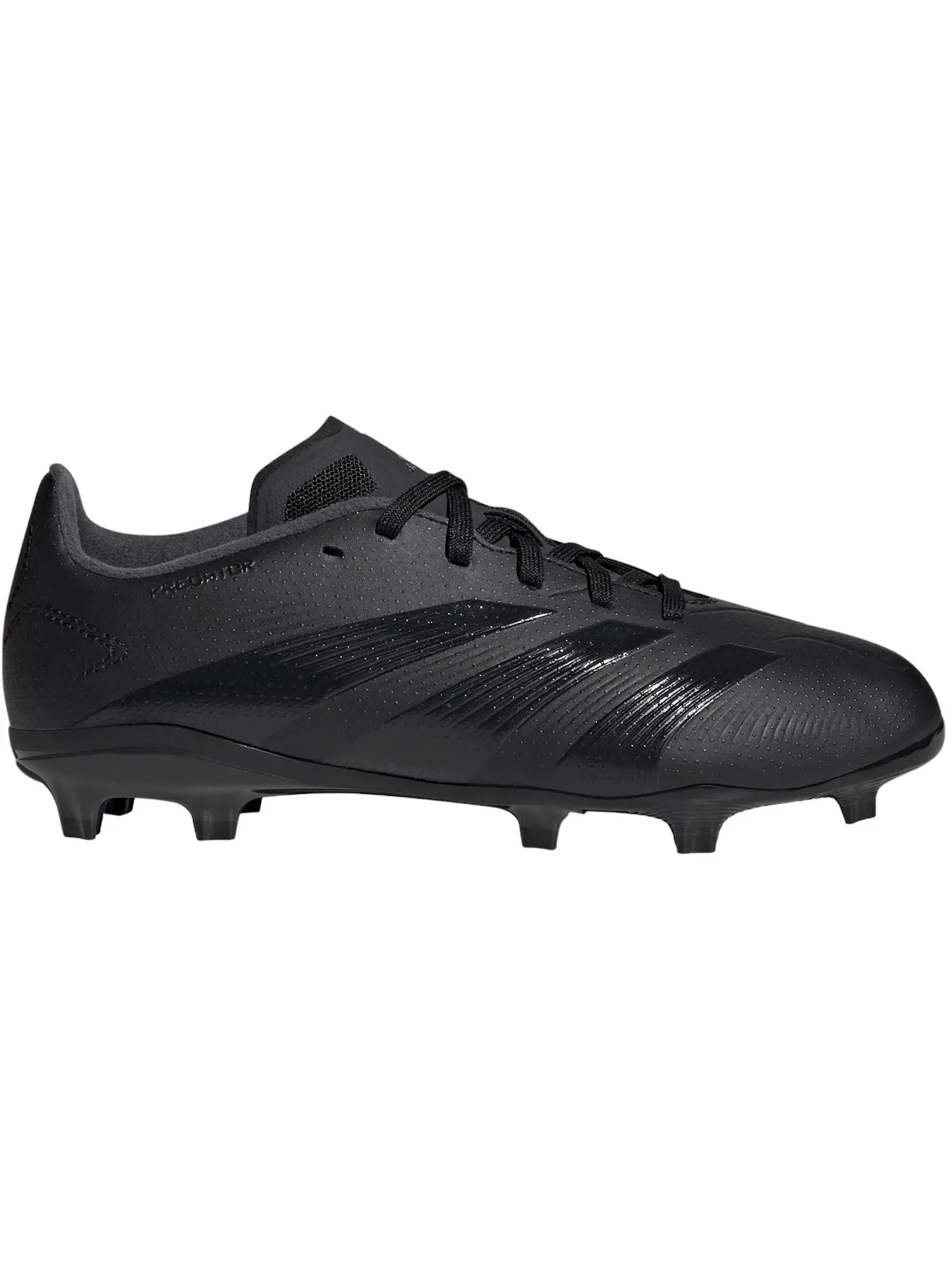 Детские бутсы с шнуровкой Adidas Predator 24 League FG — изображение 1 из 1, черный черный