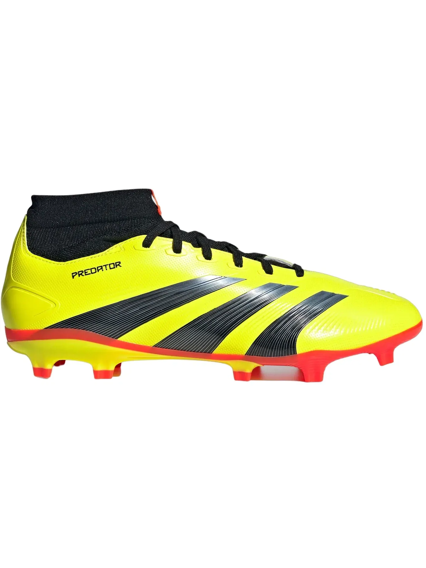 Мужские бутсы с длинным рукавом Adidas Predator 24 League FG — изображение 1 из 1, желтый черный красный