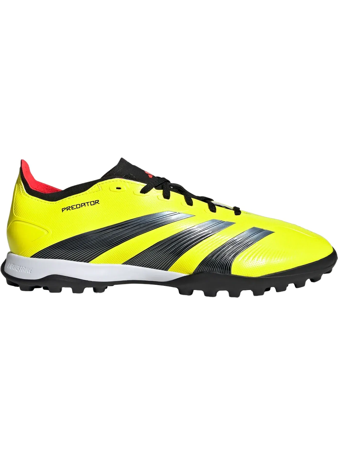 Мужские бутсы с низким верхом Adidas Predator 24 League Low Turf — изображение 1 из 1, желтый/черный/красный