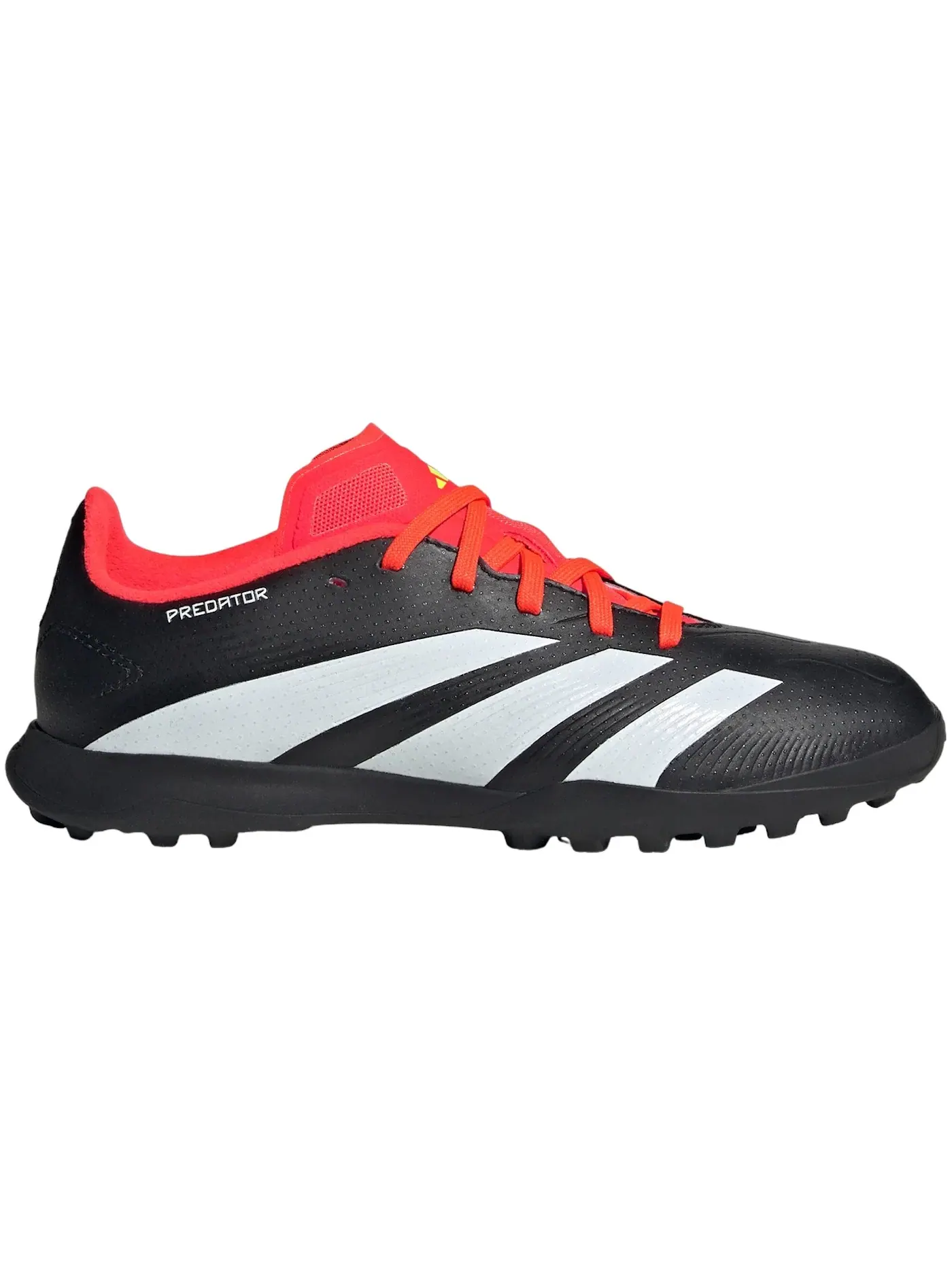 Детские бутсы с покрытием из искусственной кожи Predator 24 League Turf Adidas — изображение 1 из 1, черный/белый/красный