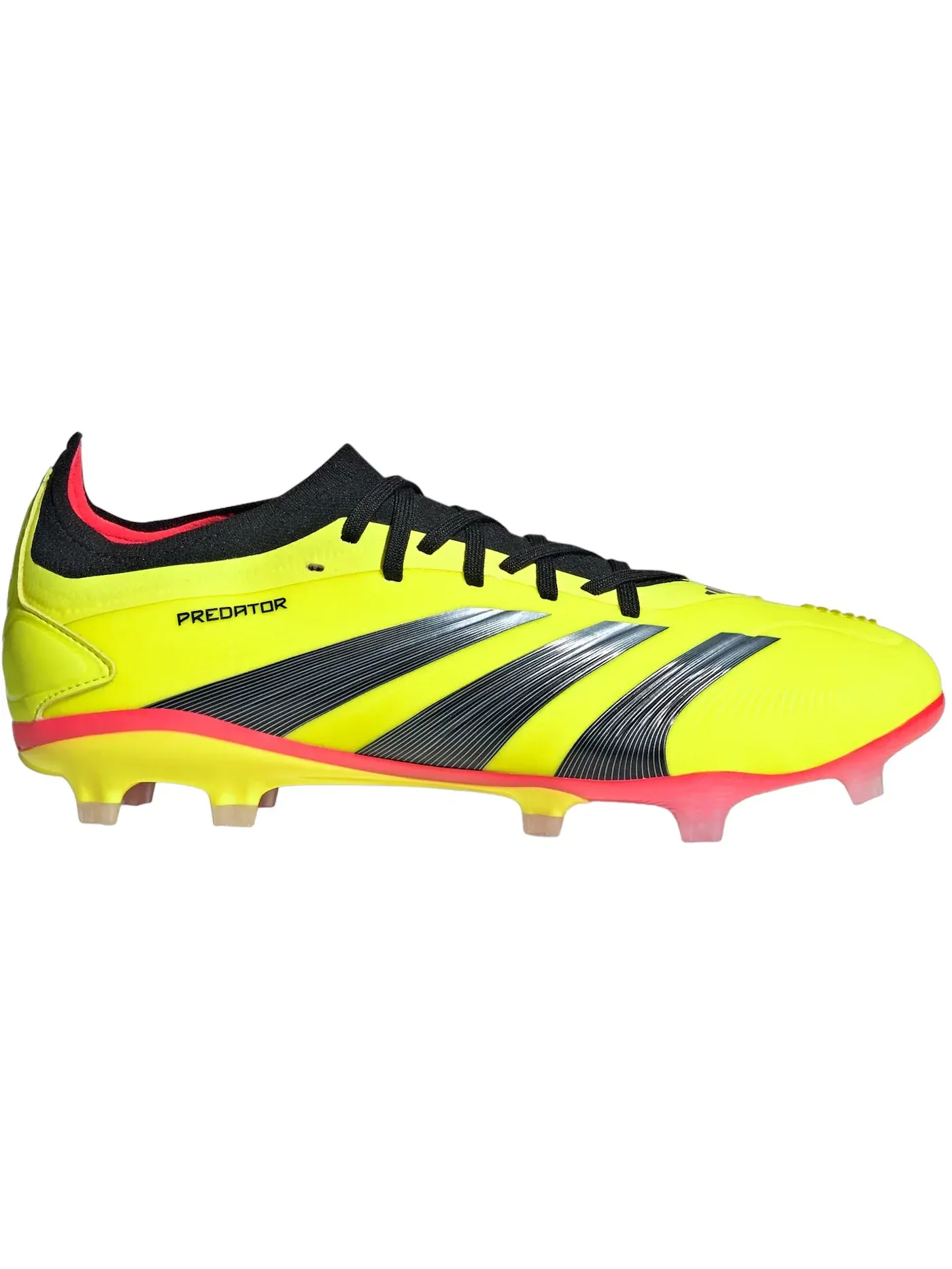 Мужские бутсы с высоким верхом Adidas Predator 24 Pro FG — изображение 1 из 1, желтый черный красный