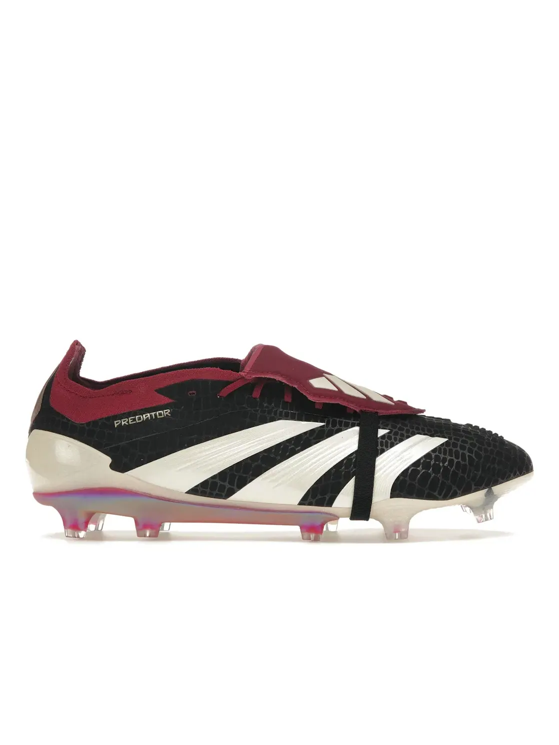 Бутсы с технологией Predator 30 Elite FT FG Adidas — изображение 1 из 4, черный/белый/бордовый