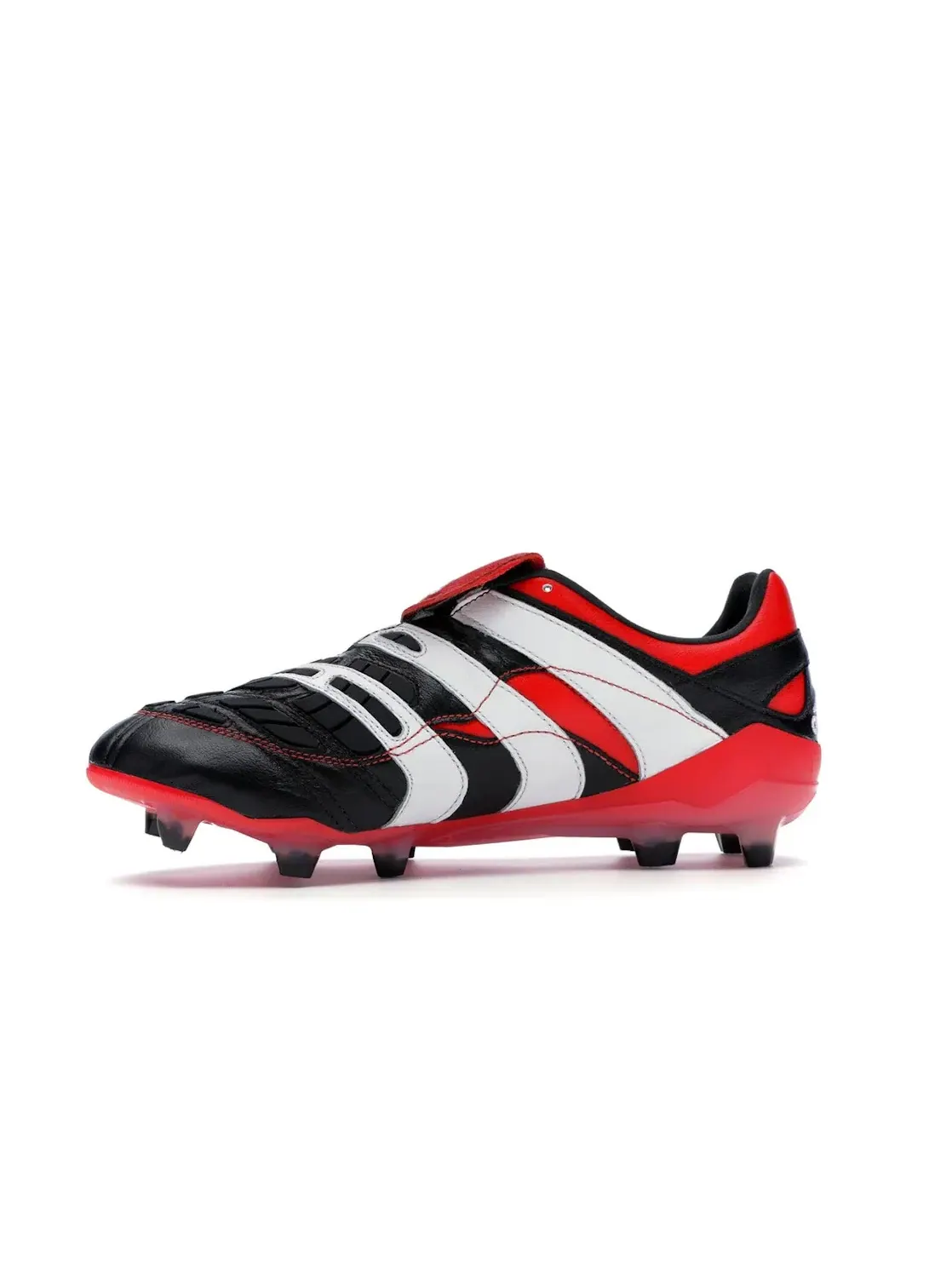 Мужские бутсы с длинным рукавом Adidas Predator Accelerator FG — изображение 3 из 4, черный/белый/красный