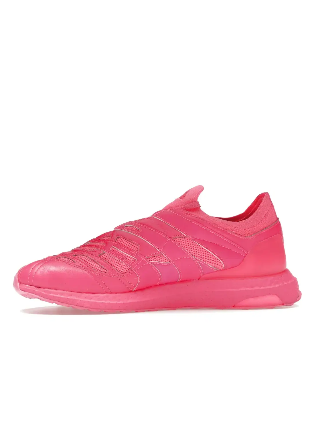 Мужские бутсы с синтетическим верхом Adidas Predator Accelerator — изображение 3 из 4, розовый розовый белый