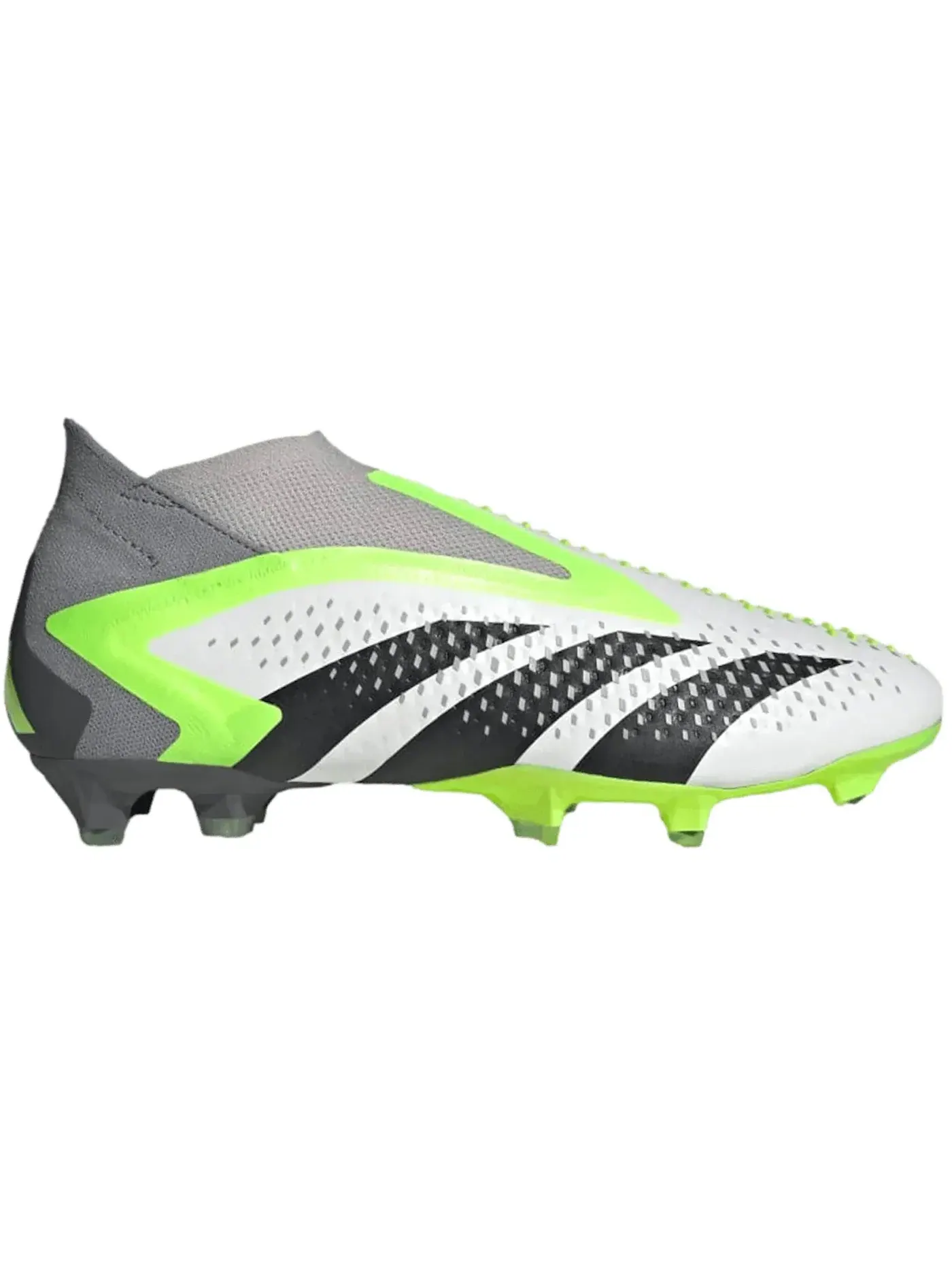 Мужские бутсы с высоким верхом Adidas Predator Accuracy+ FG — изображение 1 из 1, белый черный