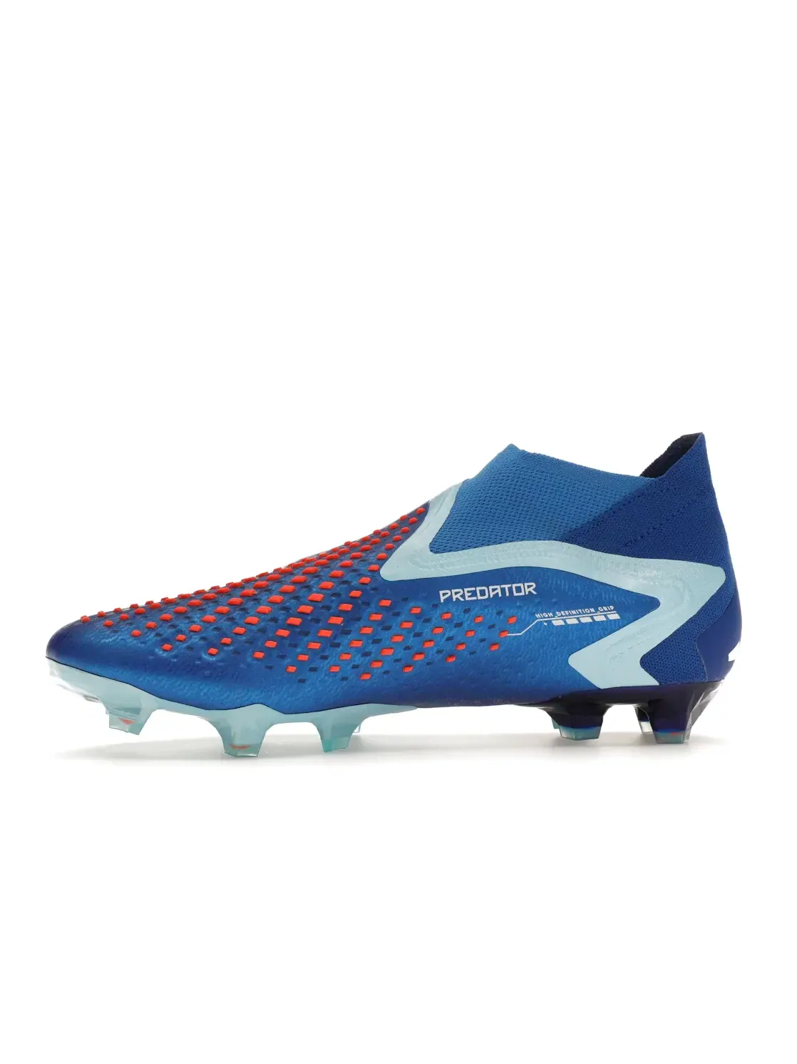 Мужские бутсы с высоким верхом Predator Accuracy+ FG Adidas — изображение 3 из 4, яркий/белый/синий