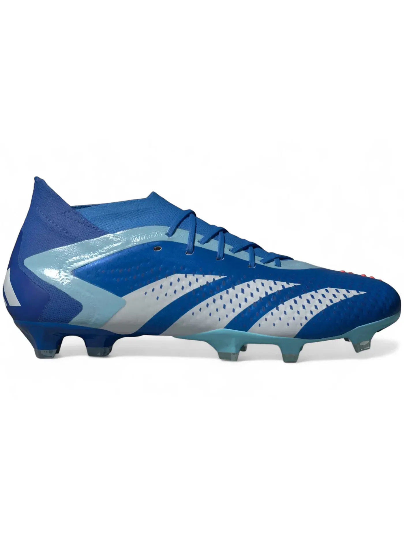 Мужские бутсы с высоким верхом Adidas Predator Accuracy.1 FG — изображение 1 из 1, яркий/белый/синий