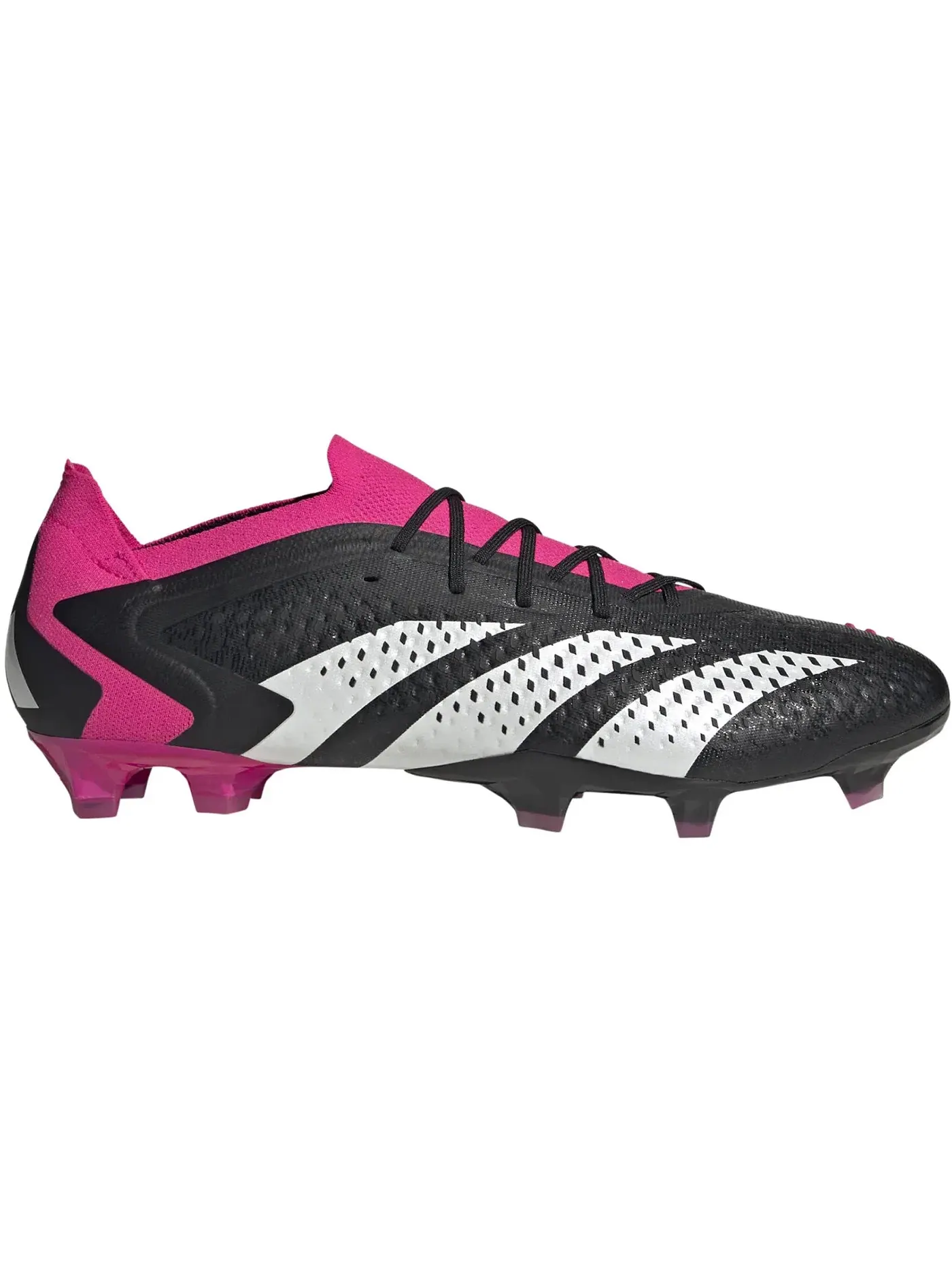 Мужские бутсы с низким верхом Adidas Predator Accuracy.1 Low FG — изображение 1 из 3, черный белый розовый